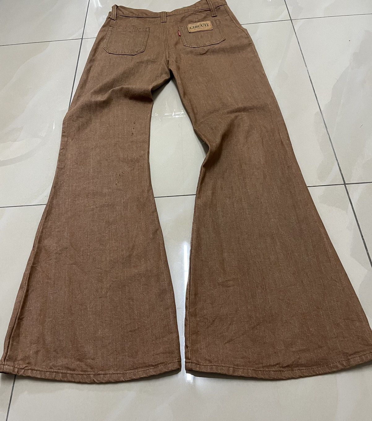 Tornado Mart Vintage Super flare Circuit bushpant denim wideleg Size US 28 / EU 44 - 18 Thumbnail