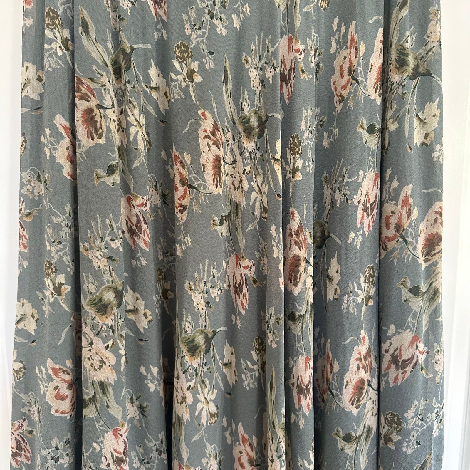 Other Women's Maxi 90s Full Flowy Floral Skirt Sarah Arizona XL Size 36" / US 14 / IT 50 - 6 Thumbnail