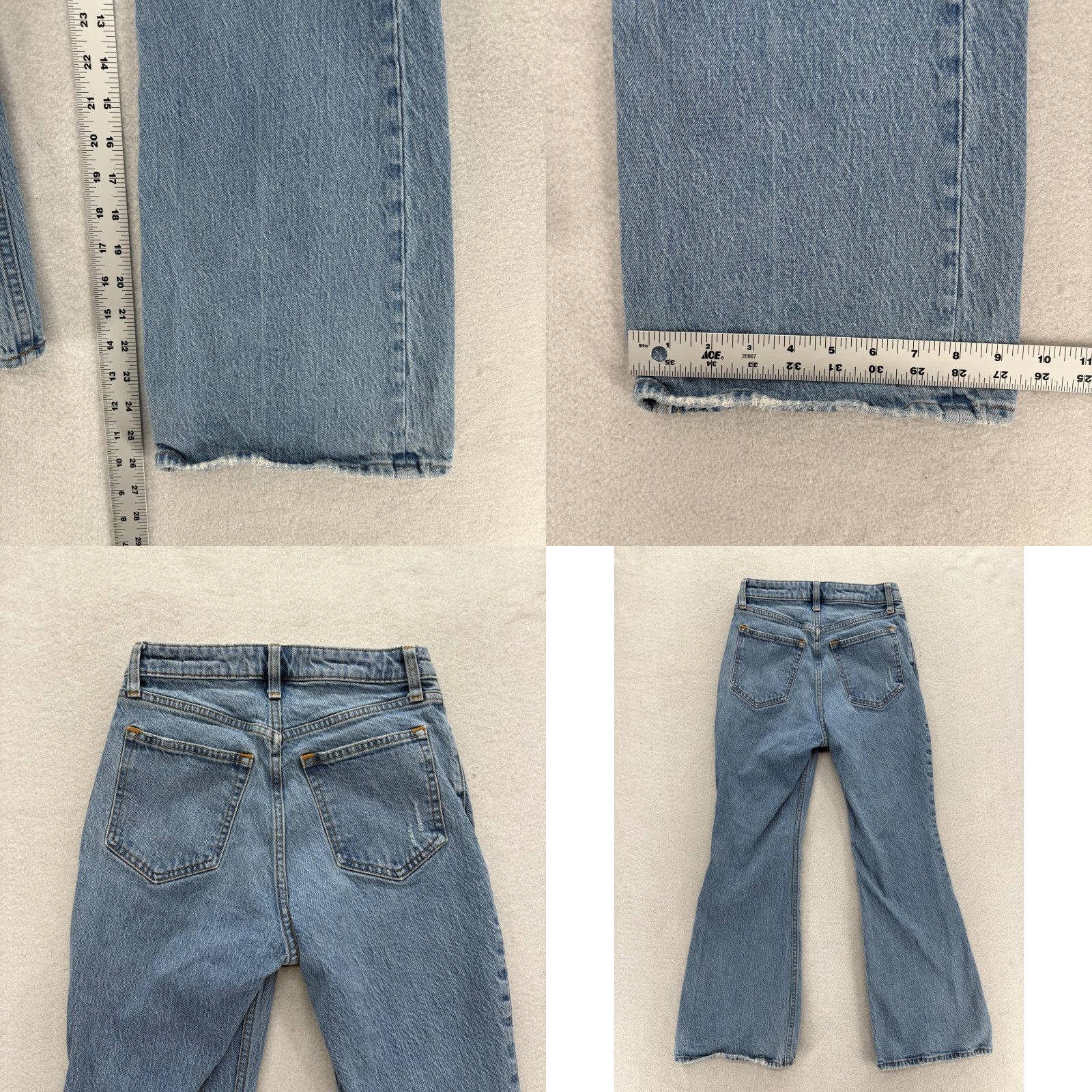 Abercrombie & Fitch Abercrombie & Fitch Vintage Flare Jeans Womens 25P XS Blue High Rise Curve Love Denim Jeans Size 42" / US 20 - 8 Thumbnail