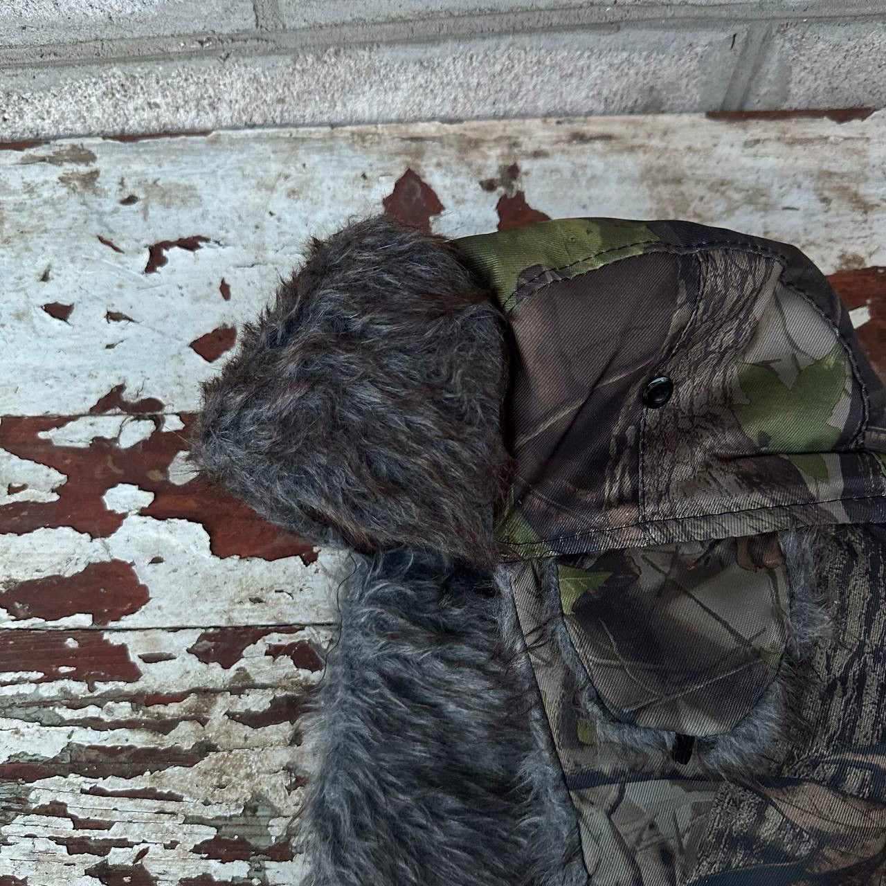 Realtree Vintage Real Tree Ushanka Hat Cap Y2K Grunge 00s USA Size ONE SIZE - 4 Thumbnail