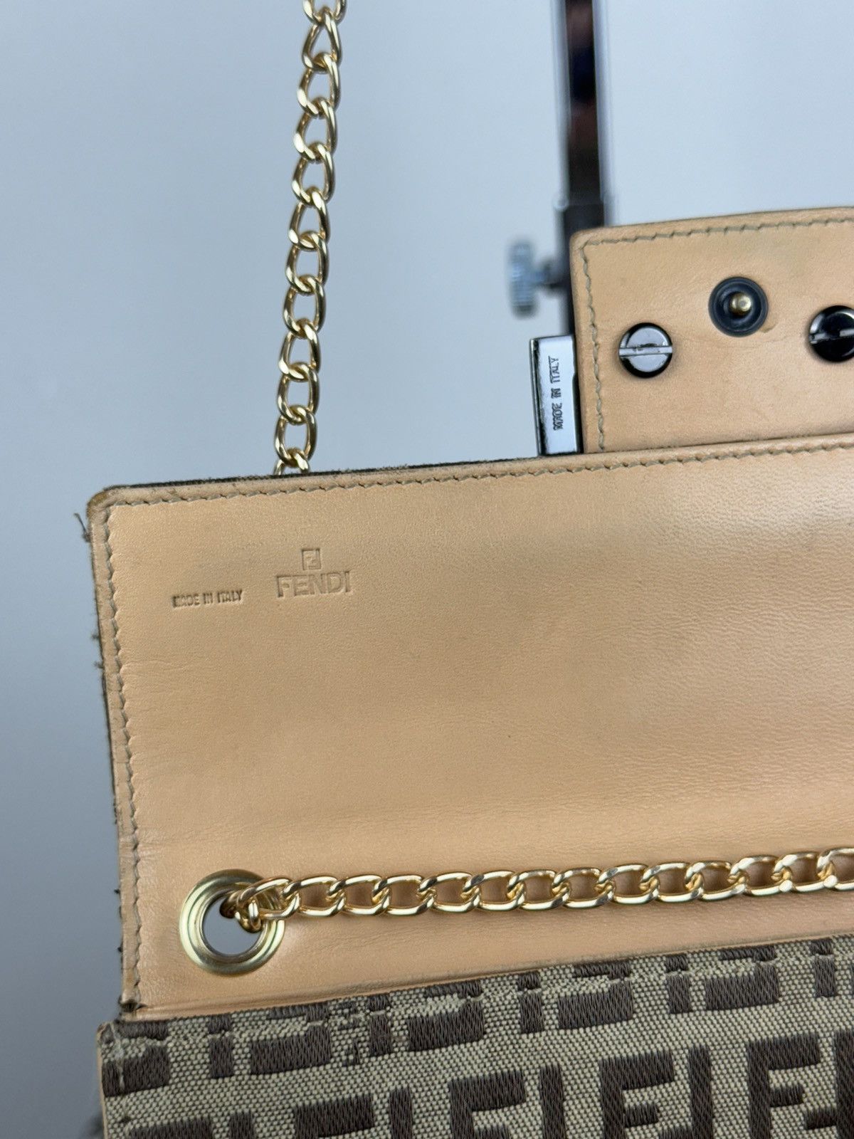 Fendi Shoulder leather bag Fendi FF monogram original rare item Size ONE SIZE - 4 Thumbnail
