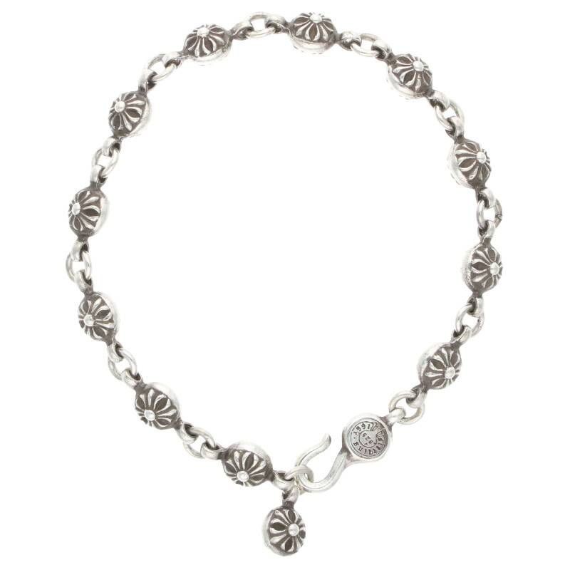 Chrome Hearts Chrome Hearts No. 1 Ball Cross Bracelet - 10.5 inch Size ONE SIZE - 1 Thumbnail