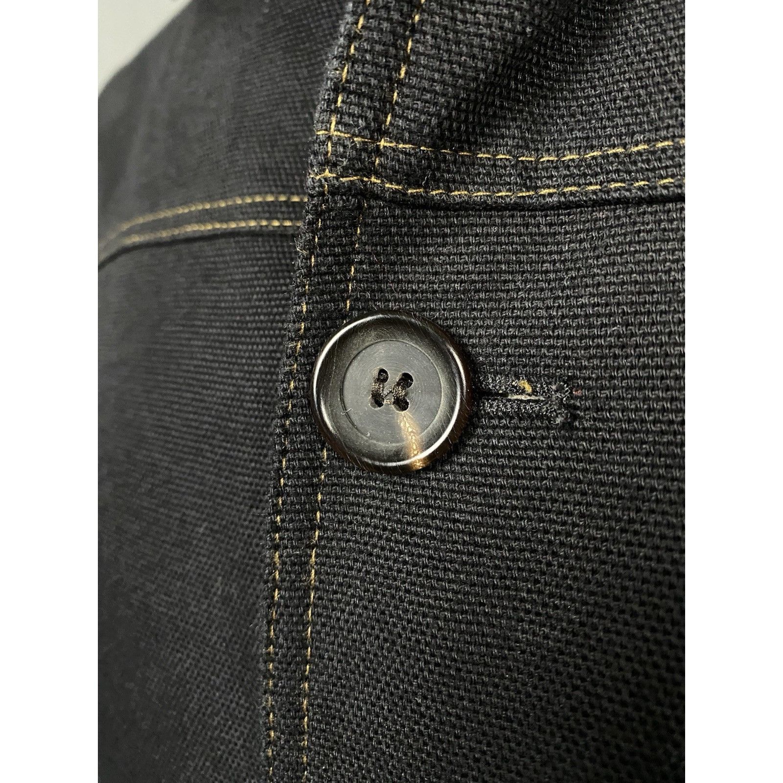 Oliver Spencer MINT! Oliver Spencer Men's Black Denim Collared Bomber Jacke Size US M / EU 48-50 / 2 - 8 Thumbnail