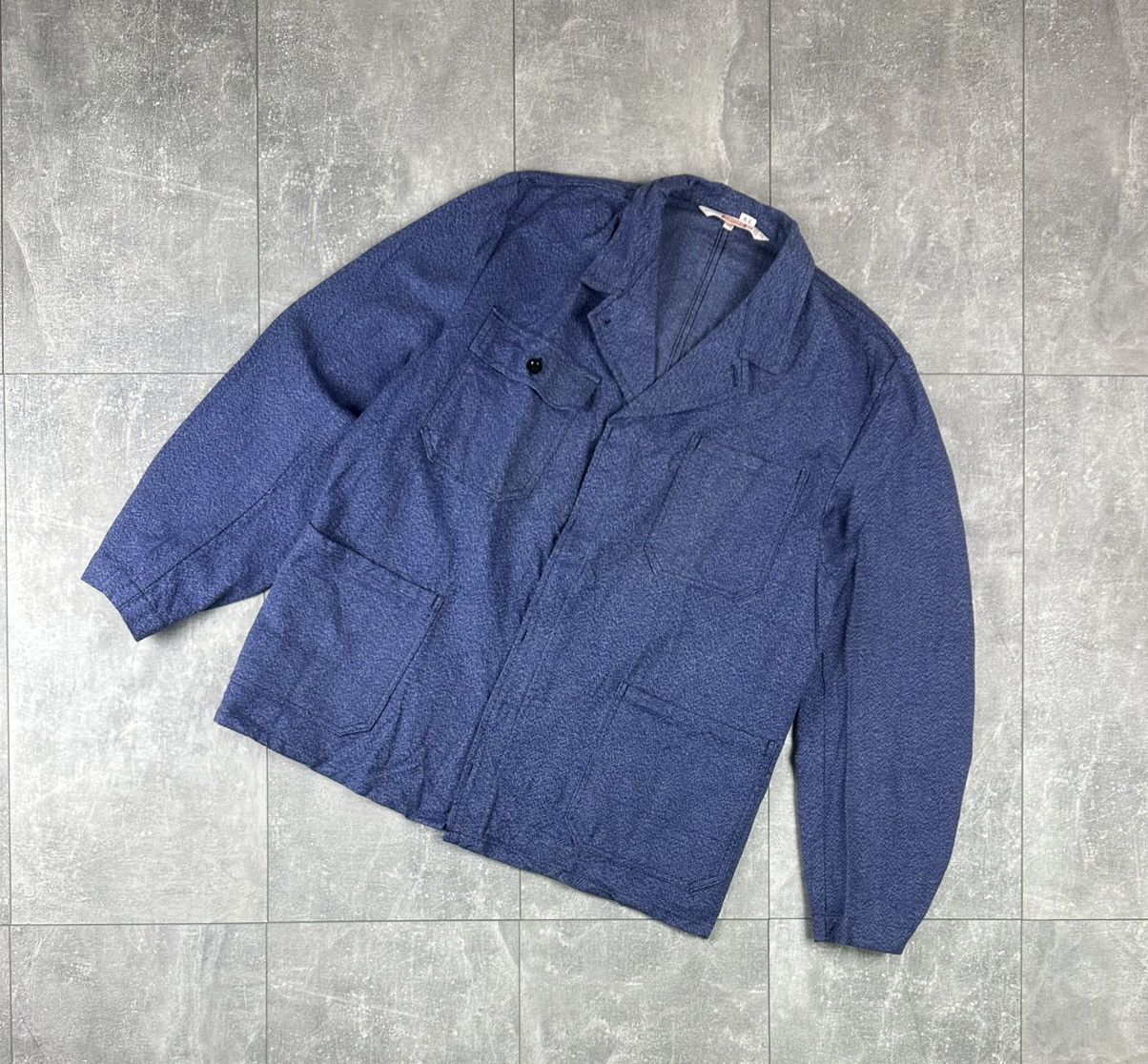 Le Laboureur Vintage Retro 70S Fischer Pecheur WorkWear Chore Jacket Size US L / EU 52-54 / 3 - 1 Thumbnail