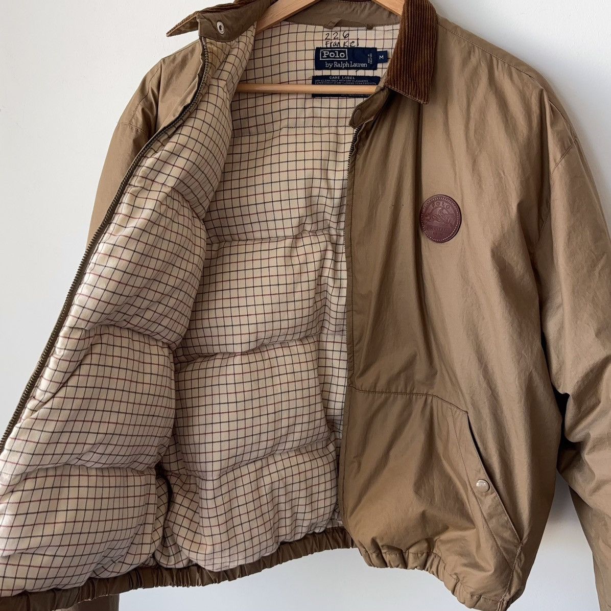 Polo Ralph Lauren Vintage Equestrian Patch Down Puffer Jacket Sportsman Size US M / EU 48-50 / 2 - 5 Thumbnail