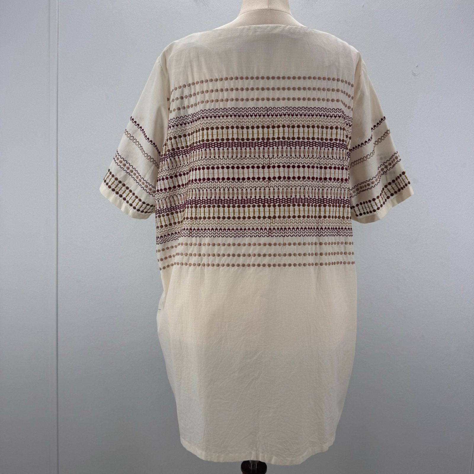 Marina Rinaldi Marina Rinaldi Cotton Tunic Top & Pant Set PLUS 22 Neutral Size 3XL / US 20-22 - 5 Thumbnail