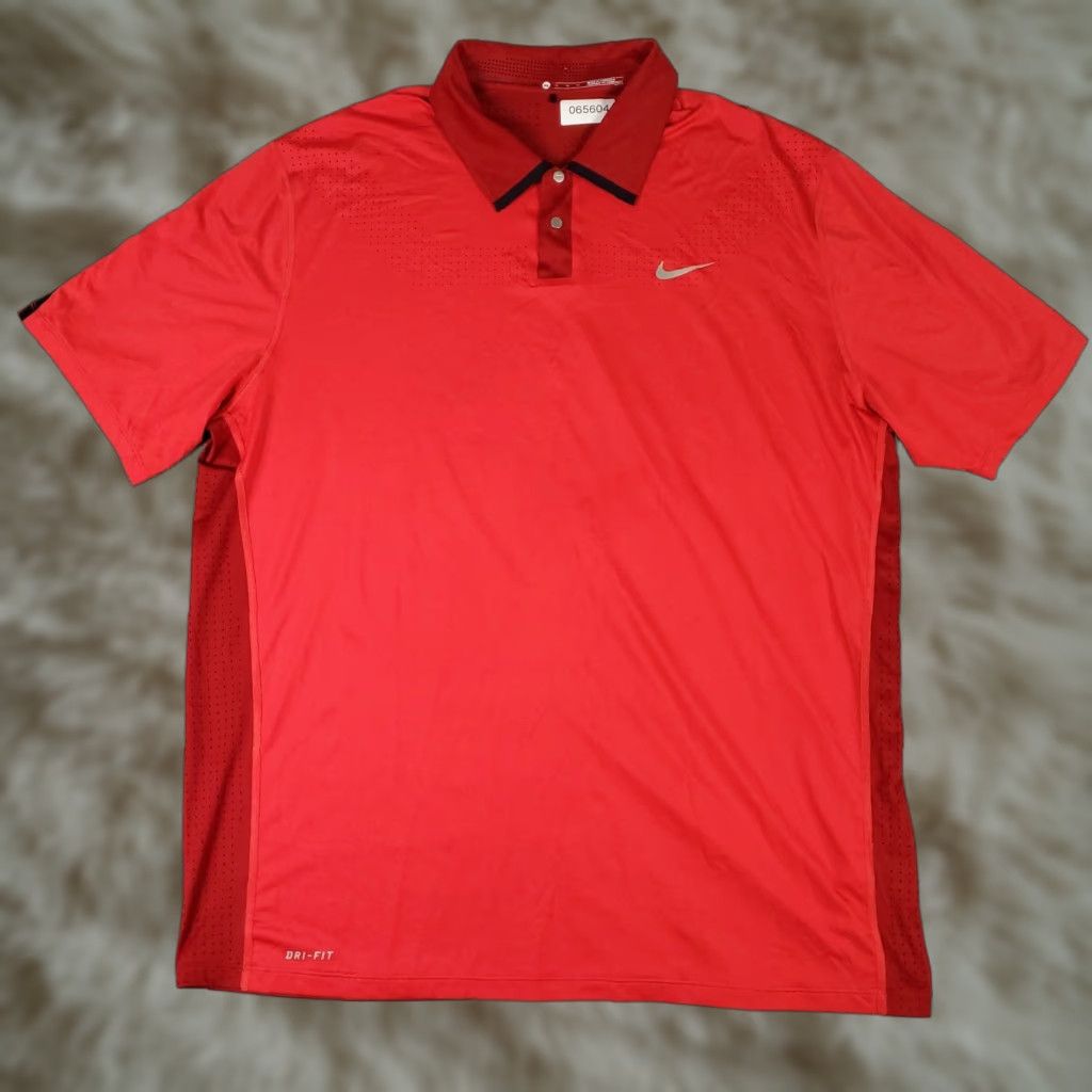Nike Nike Golf Polo Shirt Mens XL Red Short Sleeve Polo Size US XL / EU 56 / 4 - 1 Thumbnail