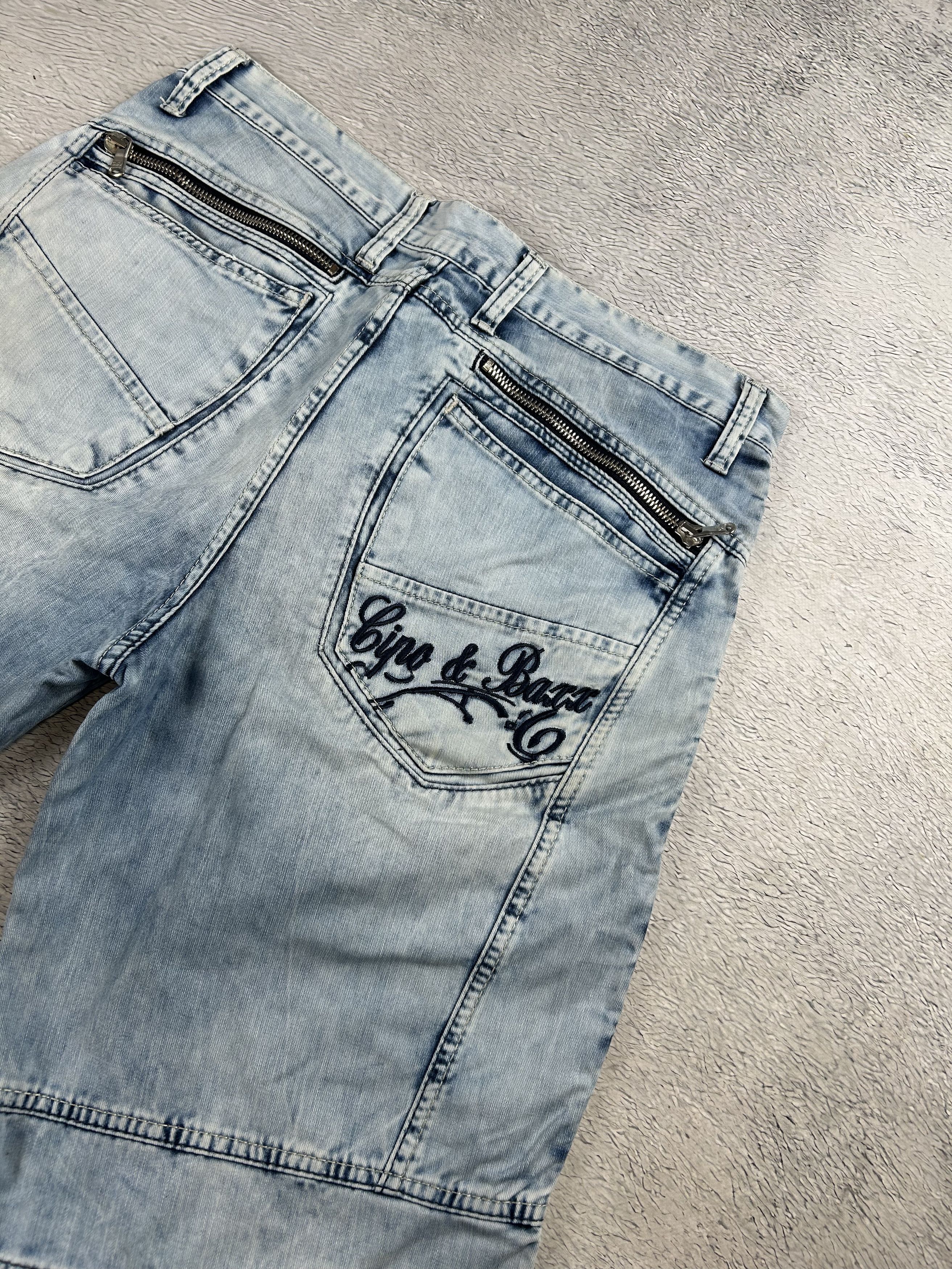 Japanese Brand × Southpole × Vintage Vintage Cipo & Baxx shorts Baggy big logo Streetwear Drill Size US 38 / EU 54 - 2 Thumbnail