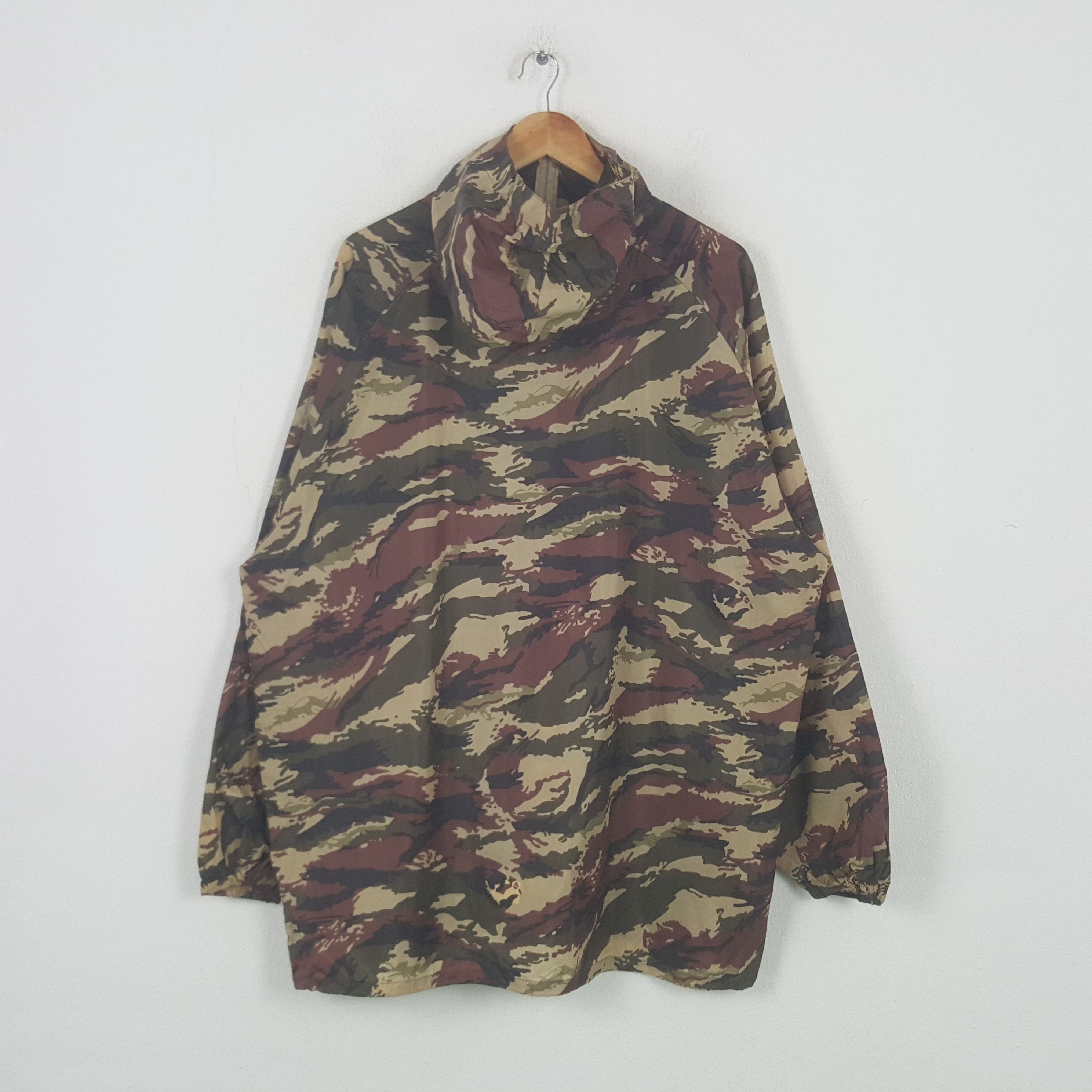 Other Vintage Military Windbreaker Baggy Hoodie Camo Style RR21 Size US XXL / EU 58 / 5 - 3 Thumbnail