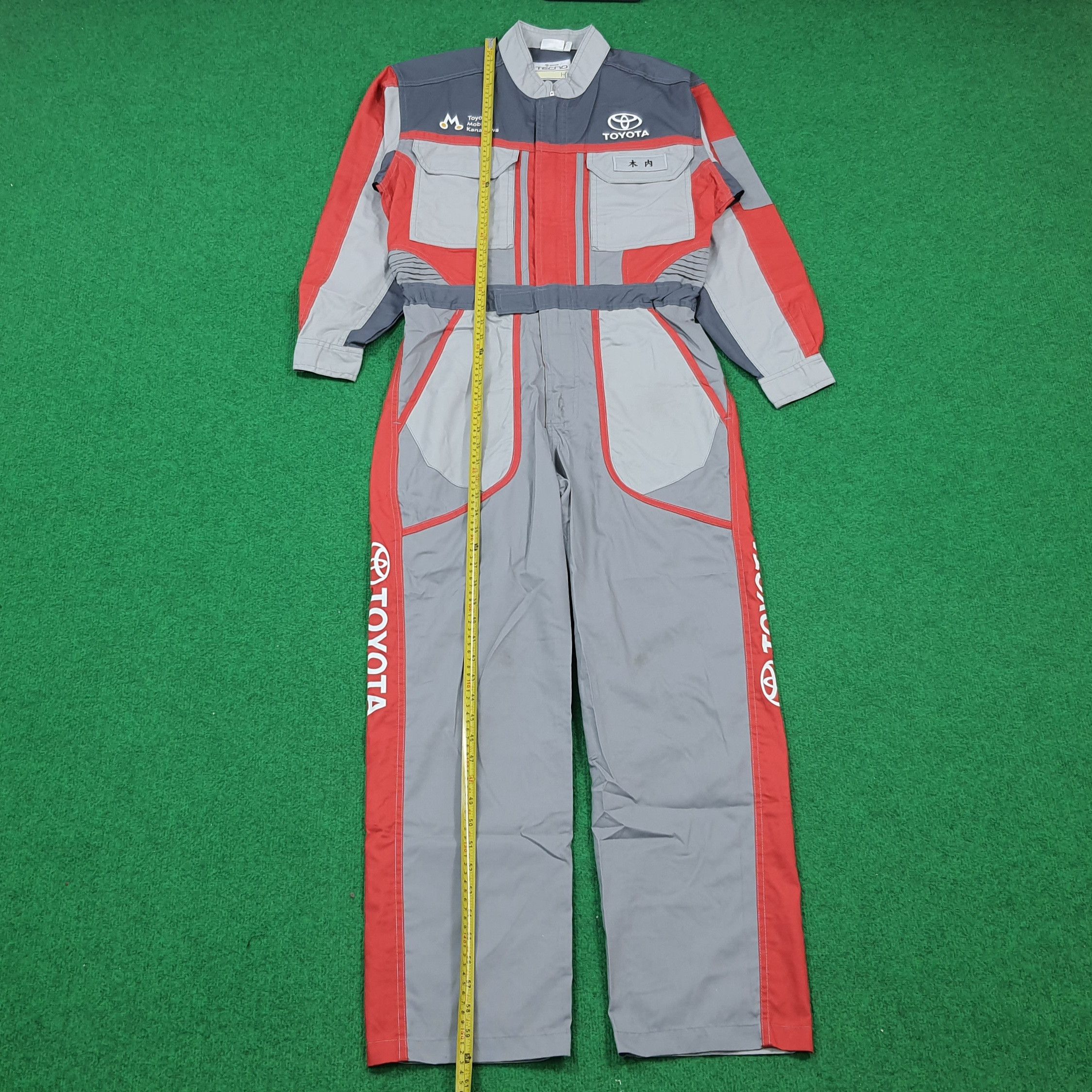 Japanese Brand Vintage Toyota Tecno Mobility Kanagawa Work Coverall C300N13 Size US S / EU 44-46 / 1 - 4 Thumbnail