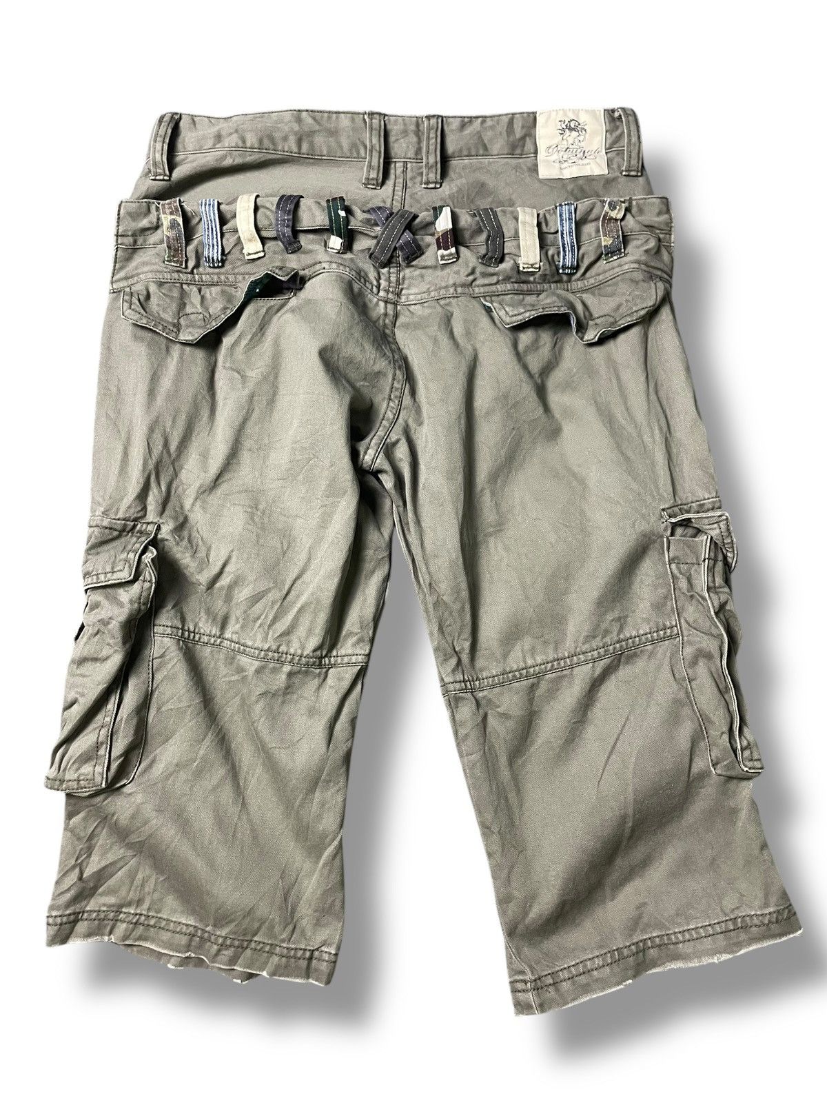 Japanese Brand × Vintage DOMINATES Brand Double Waisted Quarter Cargo (97) Size US 31 - 5 Thumbnail