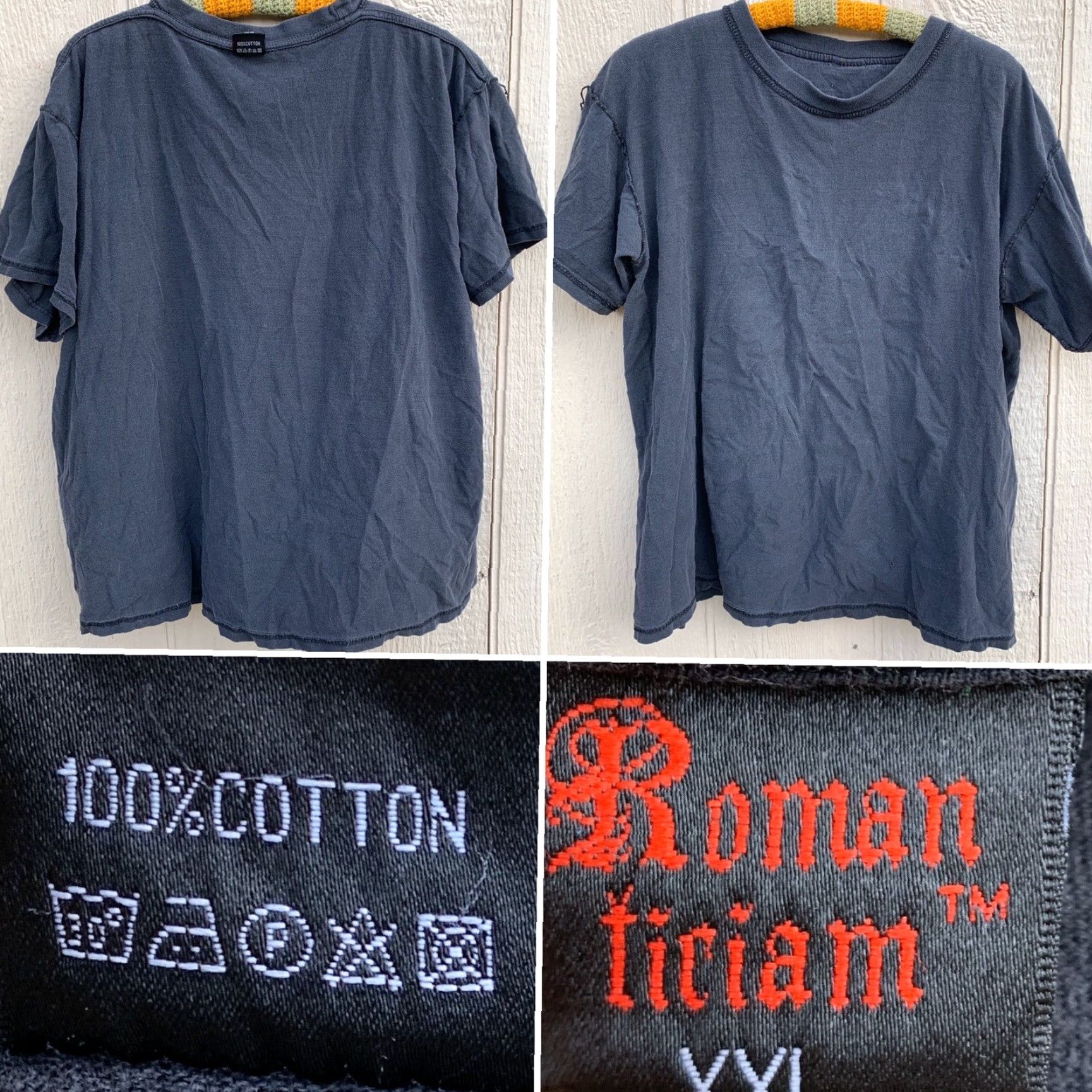 Vintage VINTAGE Michael Jackson T Shirt Roman Ticiam XXL Black Crew Neck Short Sleeve Graphic Print Men's 90s Retro Fan Made Tee Size US XXL / EU 58 / 5 - 7 Thumbnail