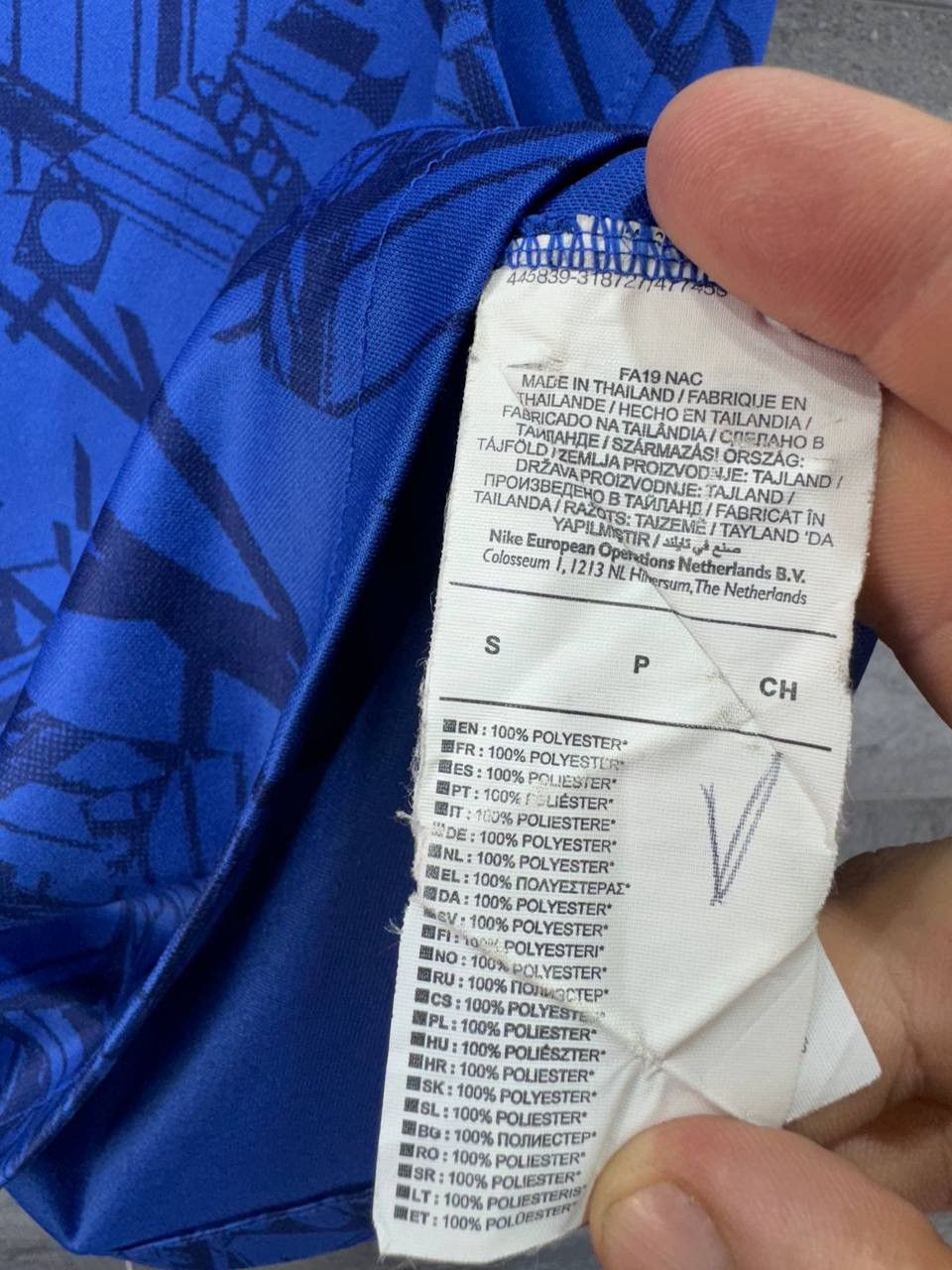 Nike Chelsea FC 2019/20 Match Home Soccer Jersey Football Shirt Size US S / EU 44-46 / 1 - 7 Thumbnail