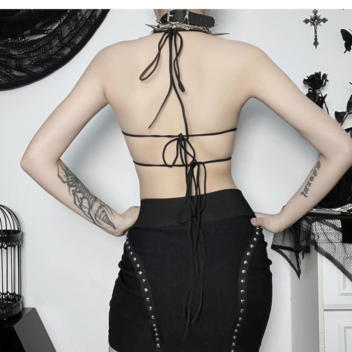 Vintage Y2K butterfly top Size ONE SIZE - 3 Thumbnail