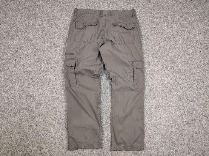 Japanese Brand Vintage 90's Cargo Pants Travis Scott Japan Zip Pocket Gray Size US 36 / EU 52 - 6 Thumbnail