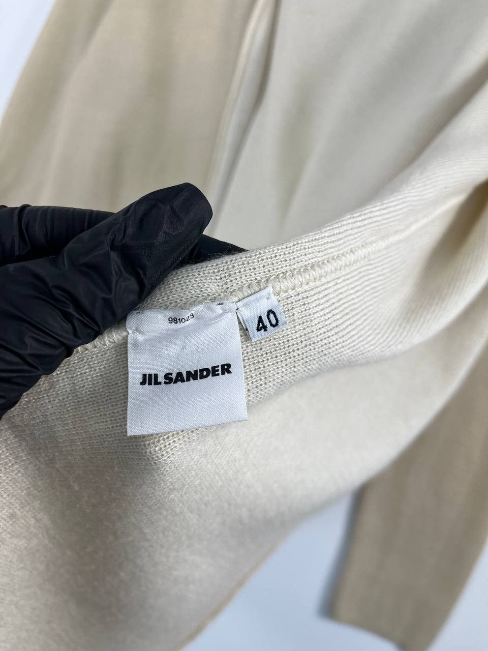 Jil Sander Jil Sander Women’s Open Front Cardigan Beige Wool Size L Size L / US 10 / IT 46 - 3 Thumbnail
