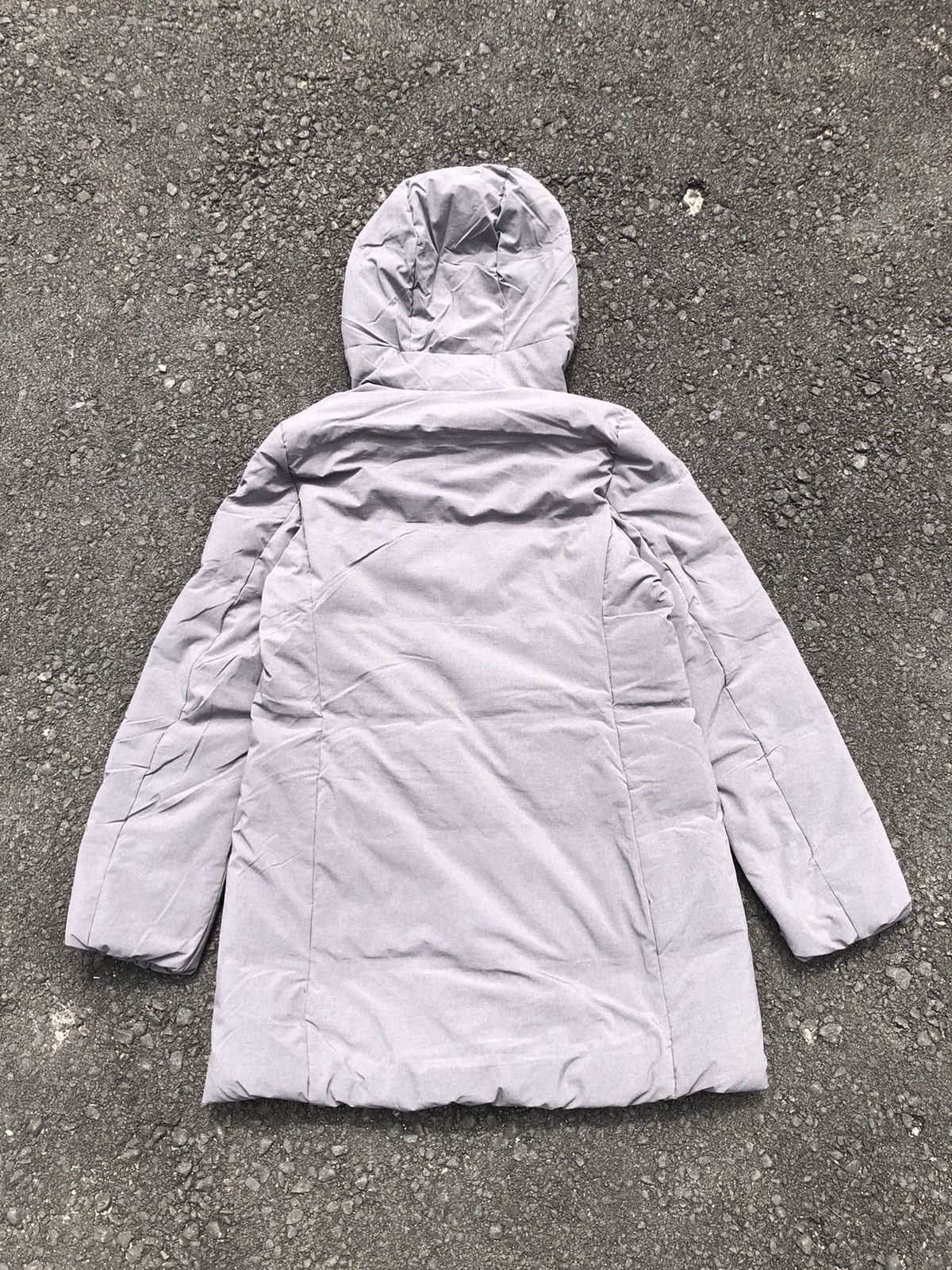 Japanese Brand Uniqlo Down Parka Coat Jacket Gray Long Hooded Size M / US 6-8 / IT 42-44 - 9 Thumbnail