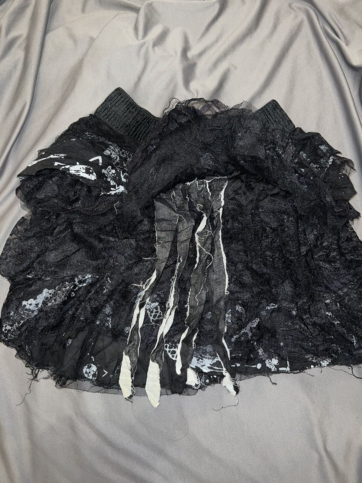 Japanese Brand H.naoto Hangry & Angry lace tutu skirt 🧛🏻‍♀️☠️ Size 26" / US 2 / IT 38 - 16 Thumbnail