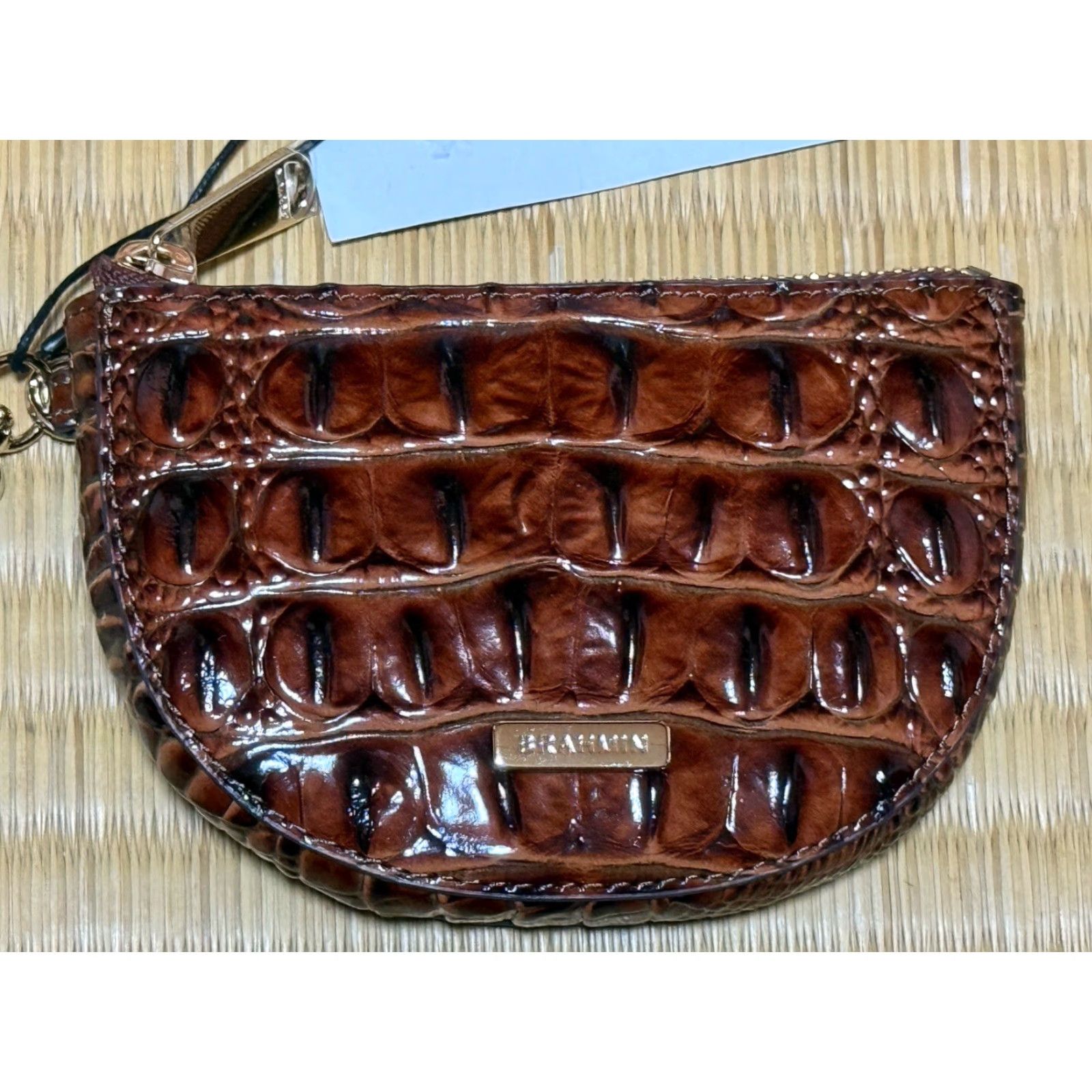 BRAHMIN VINTAGE Brahmin Coin Wallet Women Leather Brown 2000s Melbourne Pecan Size ONE SIZE - 2 Thumbnail