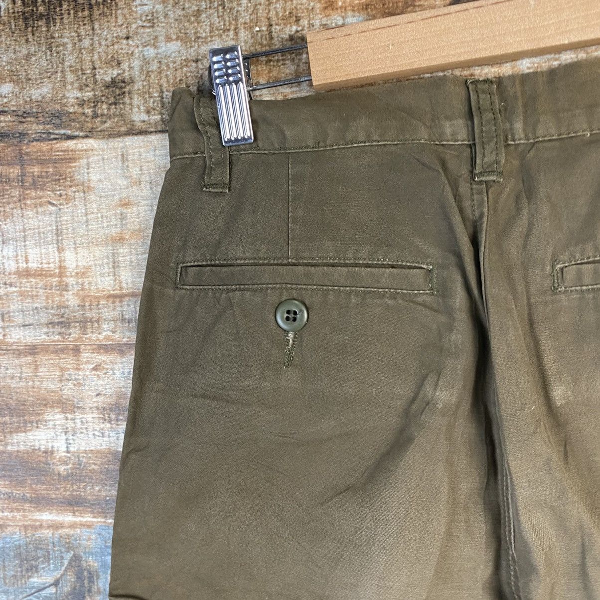 Vintage DL Unique Clothing Warehouse Brown Cargo Pants #C976 Size US 27 - 18 Thumbnail