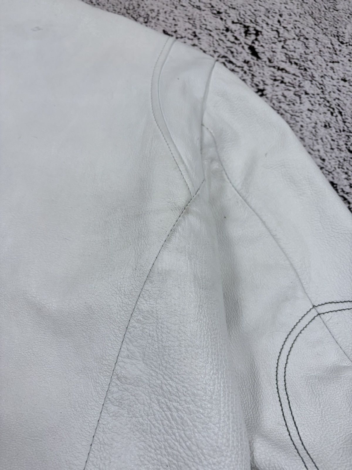 G-Star G-Star Raw Archive White Cowhide Leather Moto Jacket M Size US M / EU 48-50 / 2 - 20 Thumbnail