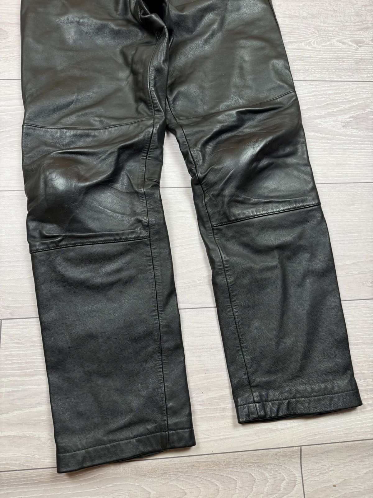 BMW Vintage Leather Moto pants BMW size 48 Size US 32 / EU 48 - 3 Thumbnail