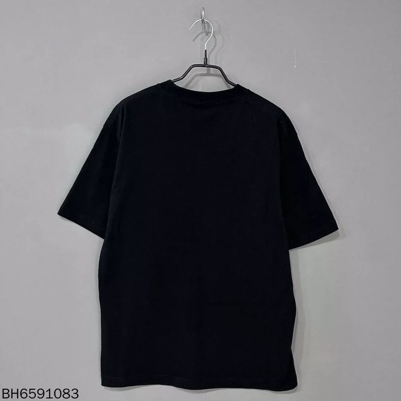 Balenciaga Balenciaga Black Embroidered Wheat Short Sleeve Size US S / EU 44-46 / 1 - 4 Thumbnail