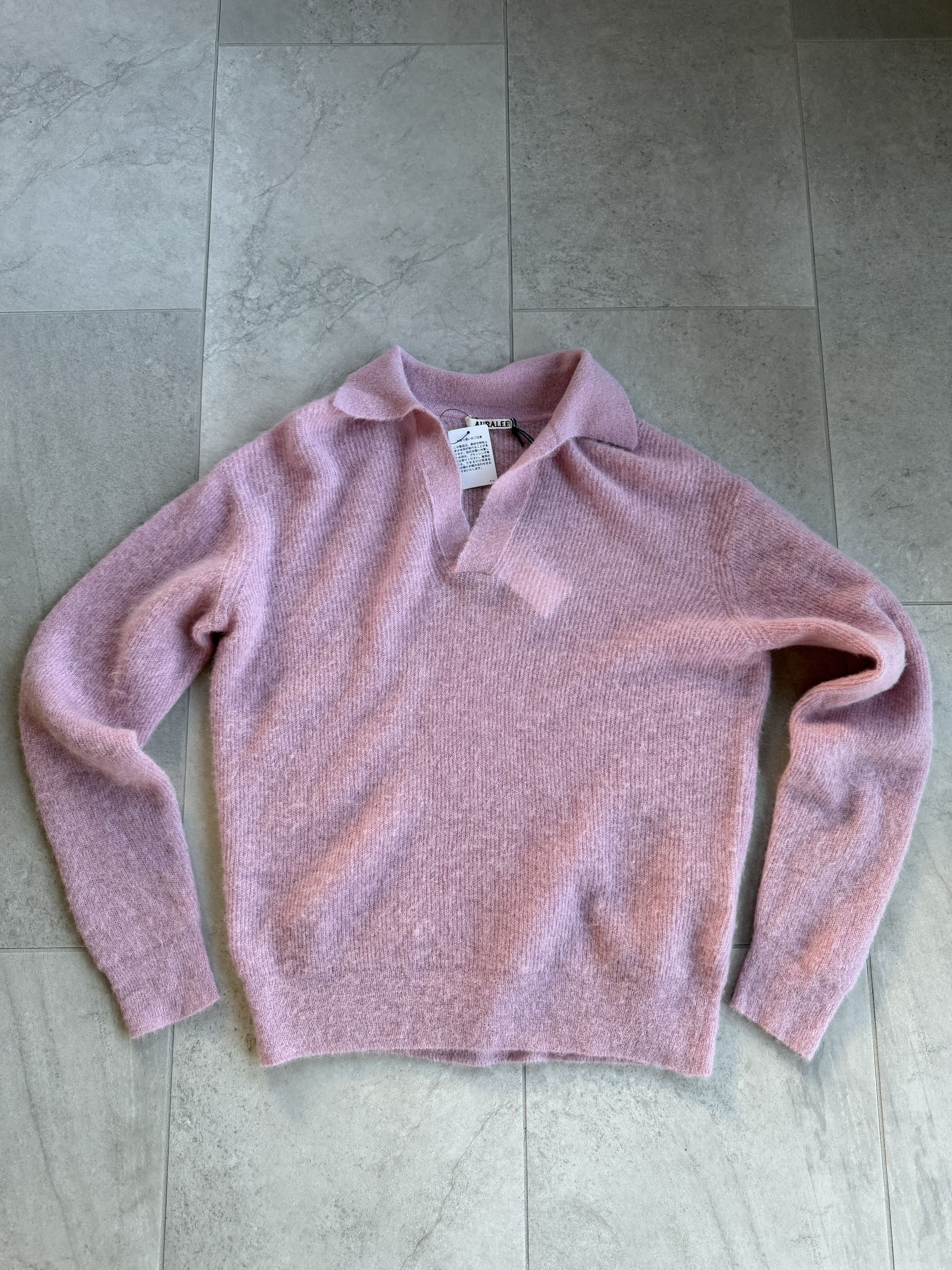 Auralee Auralee Hand Painted Baby Cashmere sweater | Grailed