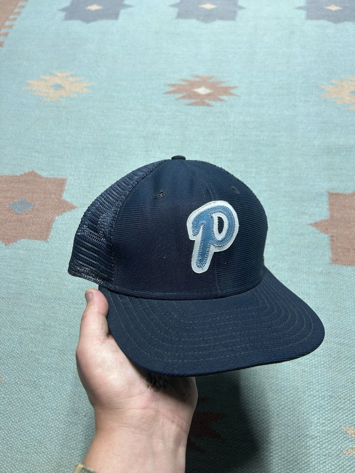 Vintage Vintage 80s trucker hat new era Philadelphia Phillies P logo Size ONE SIZE - 1 Thumbnail