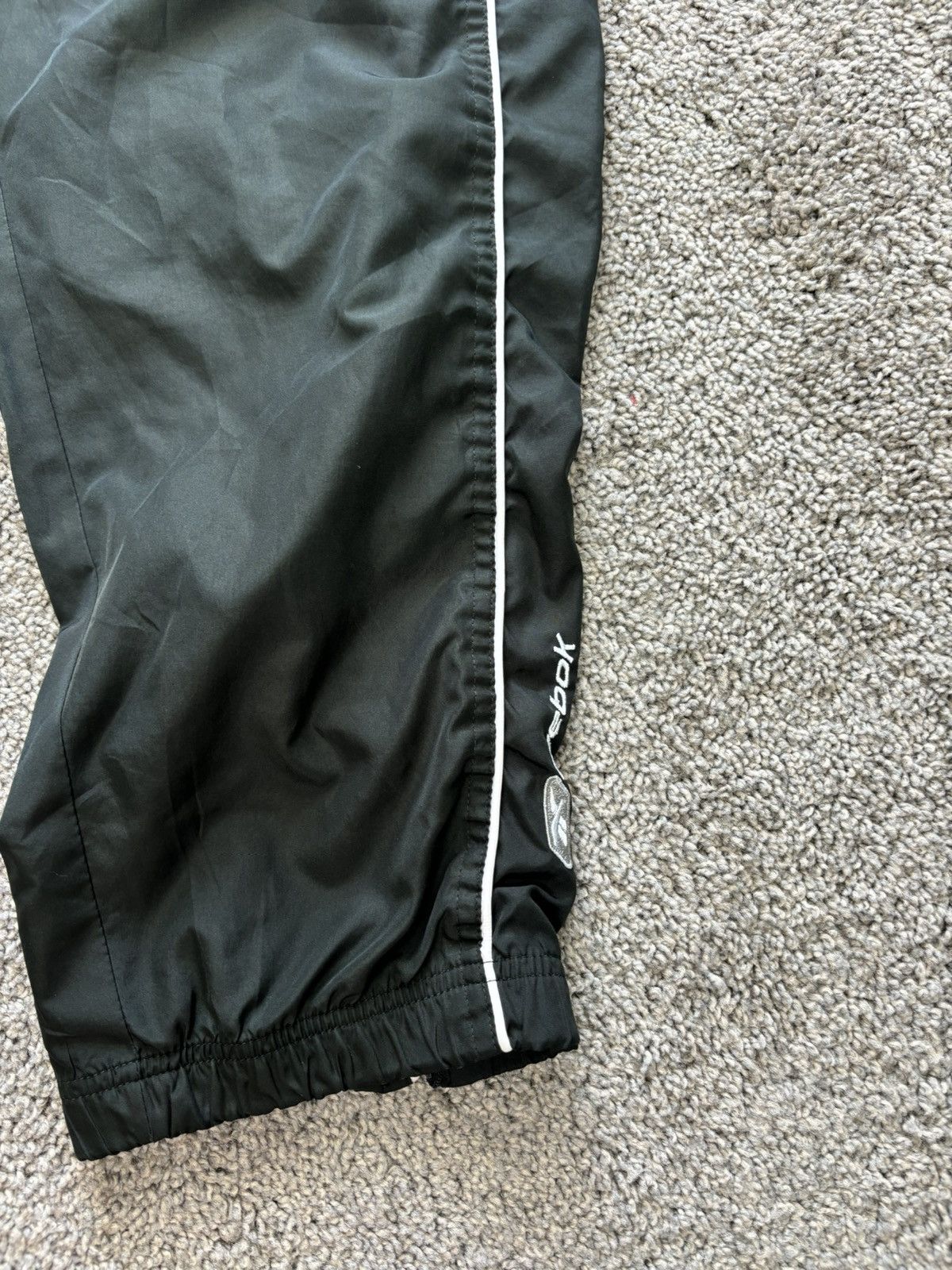 Reebok Vintage 90s black reebok lined track pants Size US 34 / EU 50 - 5 Thumbnail