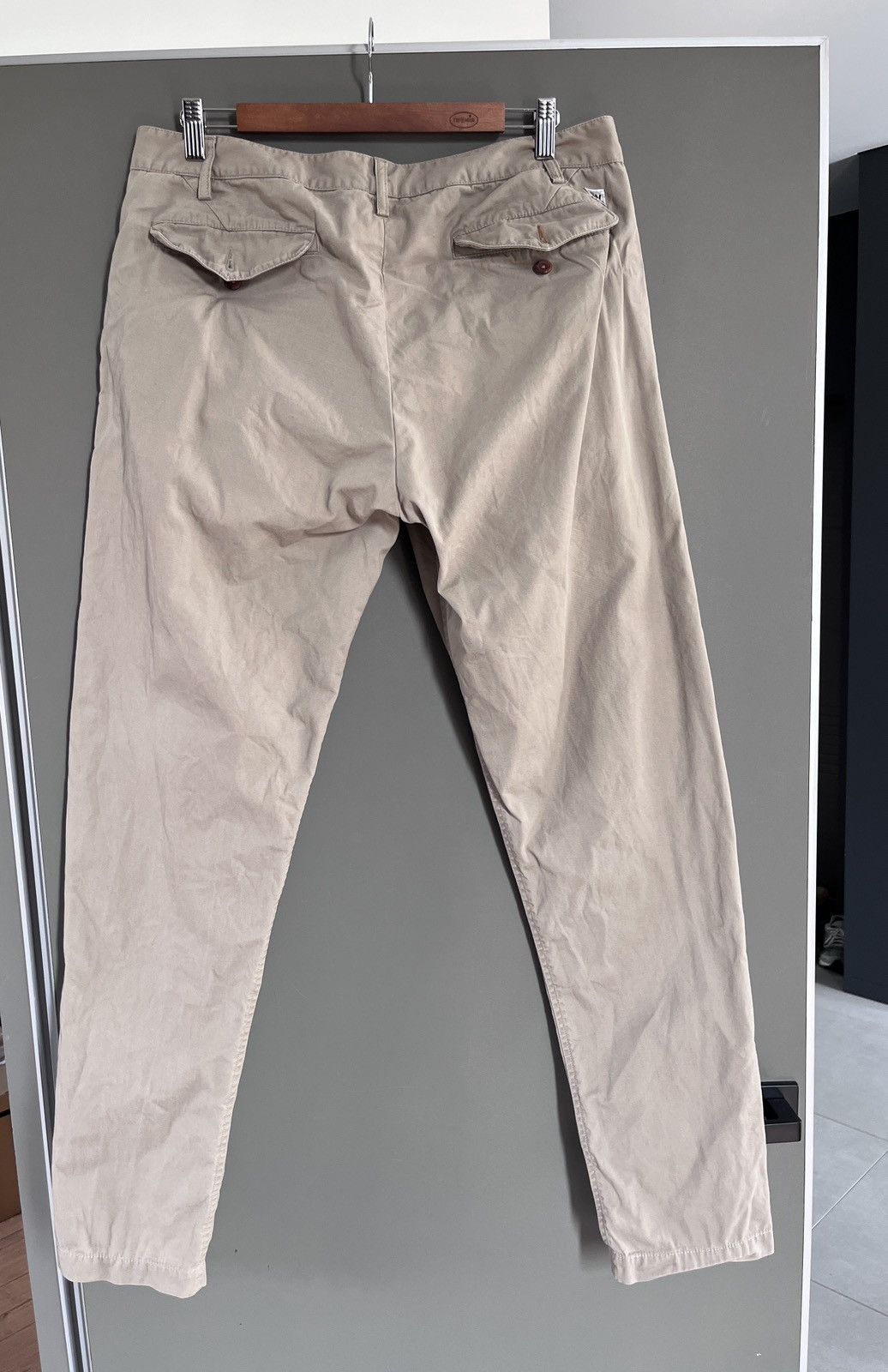 Universal Works Universal Works Beige Slim Chino Pants Size US 34 / EU 50 - 8 Thumbnail