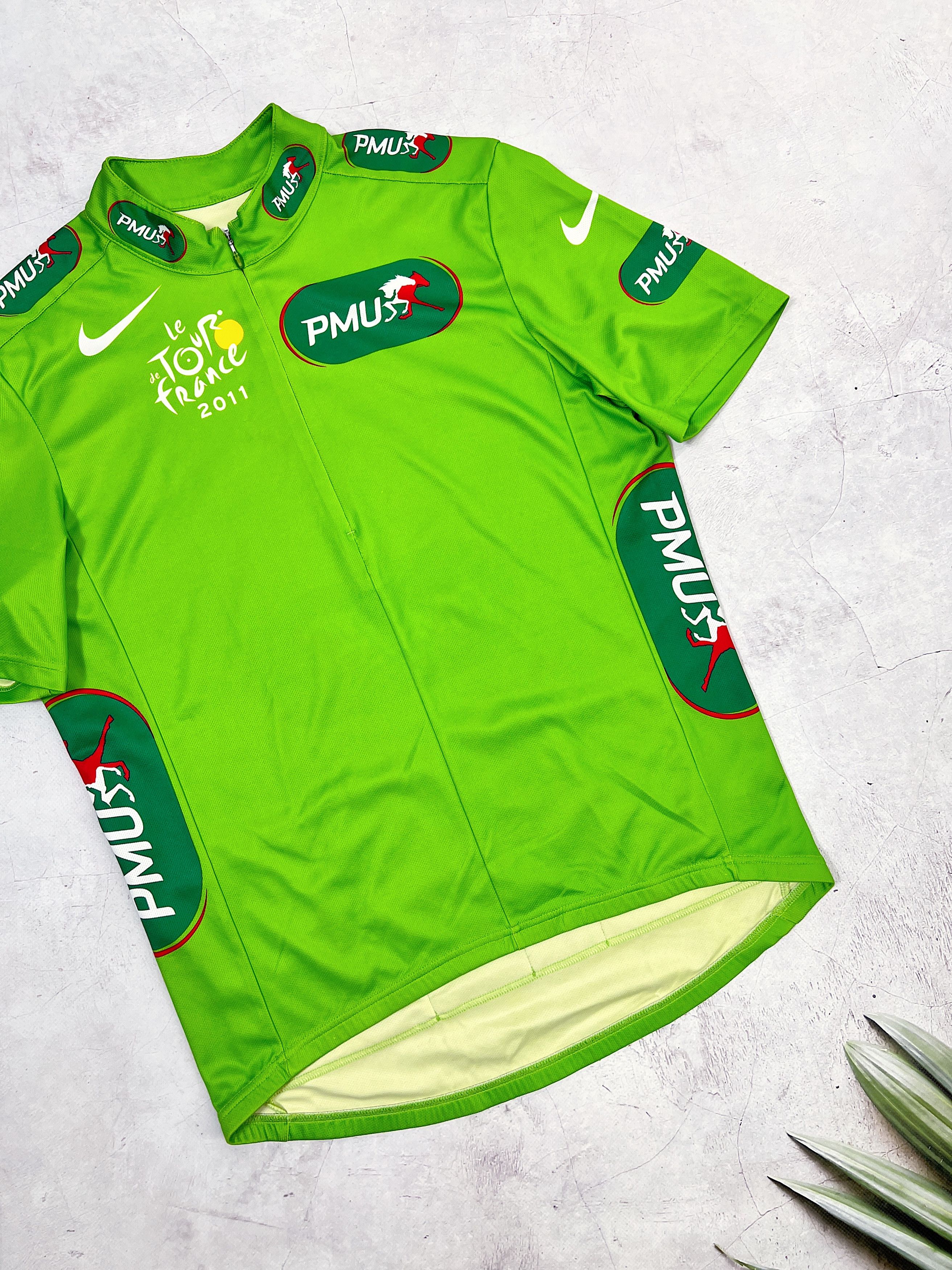 Nike × Sports Specialties Nike Tour de France 2011 Cycling Jersey PMU 1/4 zip Size US M / EU 48-50 / 2 - 4 Thumbnail