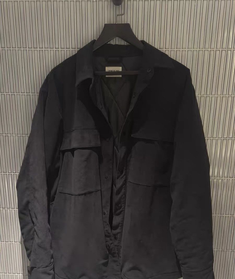 Fear of God Fear of God 6th Collection, suede black quilted jacket Size US L / EU 52-54 / 3 - 1 Thumbnail
