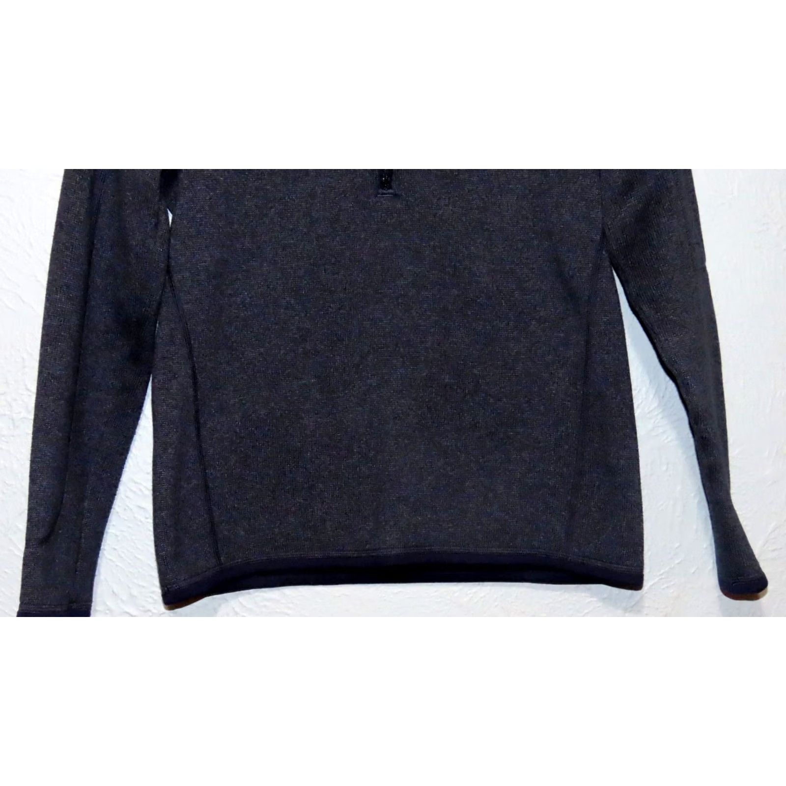 Patagonia VINTAGE Patagonia Women's Jacket Regular S 1/4 Zip Better Sweater Navy Blue Small 19" Pit to Pit Size S / US 4 / IT 40 - 2 Thumbnail
