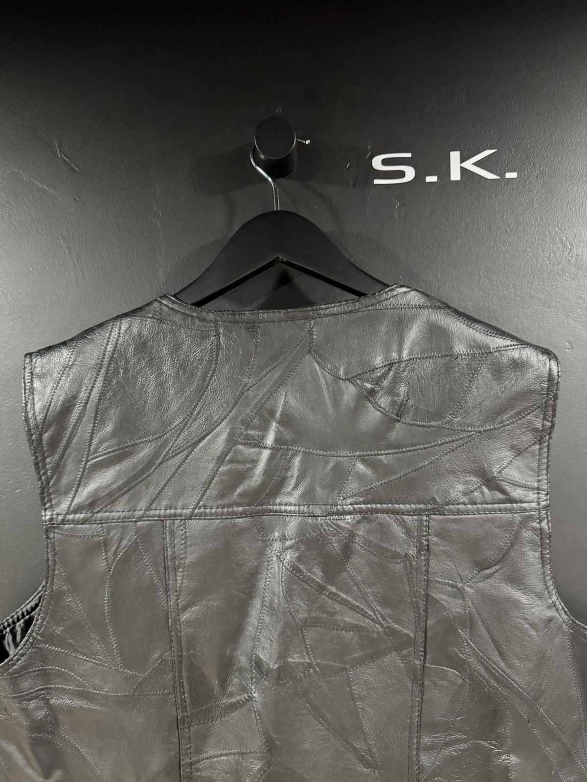 Vintage 1990s Vintage Navarre Leather Company Leather Vest XXXL Size US XXL / EU 58 / 5 - 7 Thumbnail