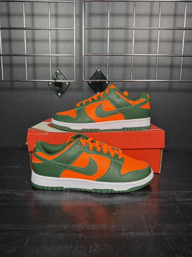 Nike Nike Dunk Low Retro "Miami Hurricanes" - Size 7 Size US 7 / EU 40 - 1 Thumbnail