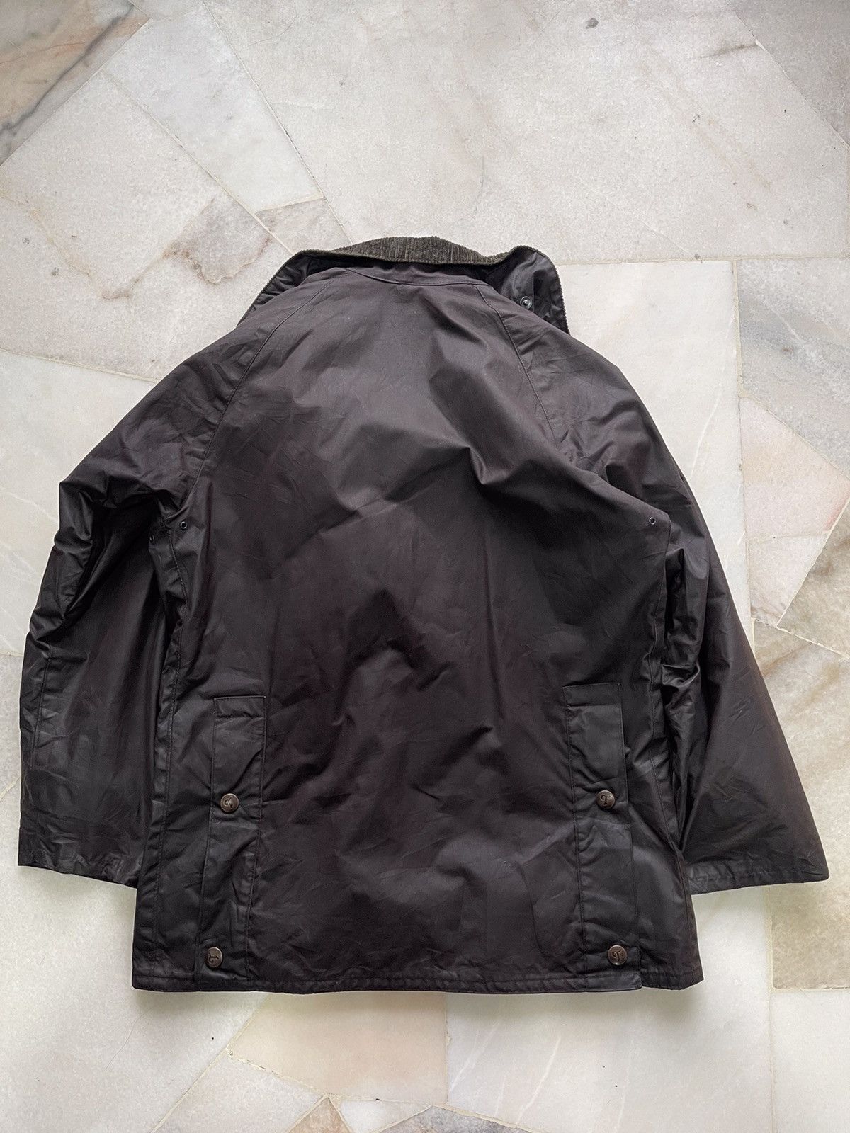 Barbour × Vintage 80s An Original British Thorndale Garment Waxed Jacket Size US M / EU 48-50 / 2 - 17 Thumbnail