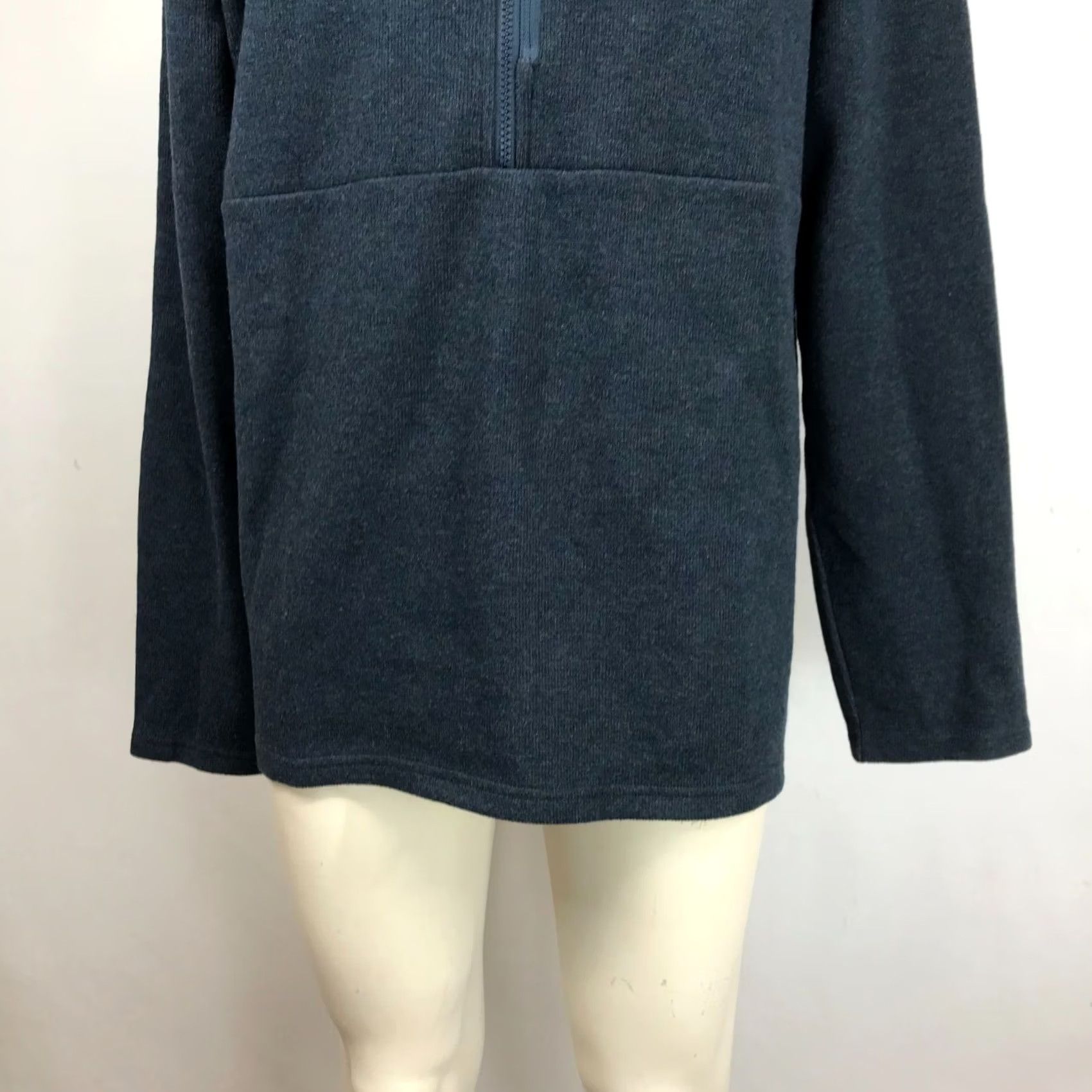 Prana PRANA MEN'S L BLUE 1/4 ZIP WOOL BLEND PULLOVER JACKET STANDARD FIT L Size US L / EU 52-54 / 3 - 3 Thumbnail