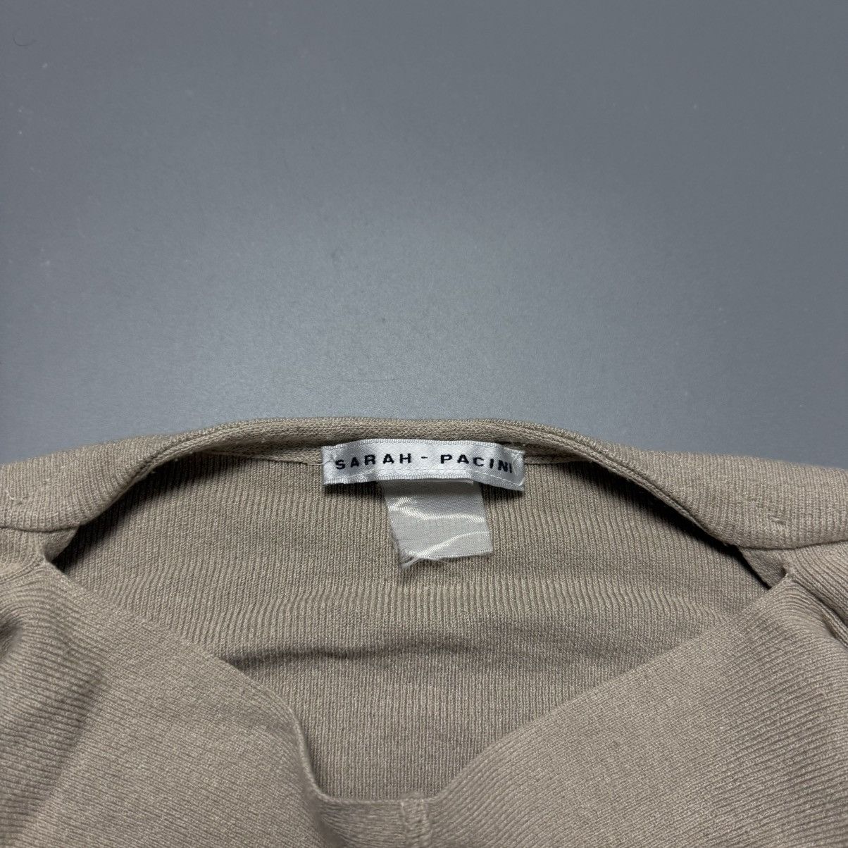 Sarah Pacini Avant Garde Asymmetrical Blouse Sarah Pacini Size S / US 4 / IT 40 - 7 Thumbnail