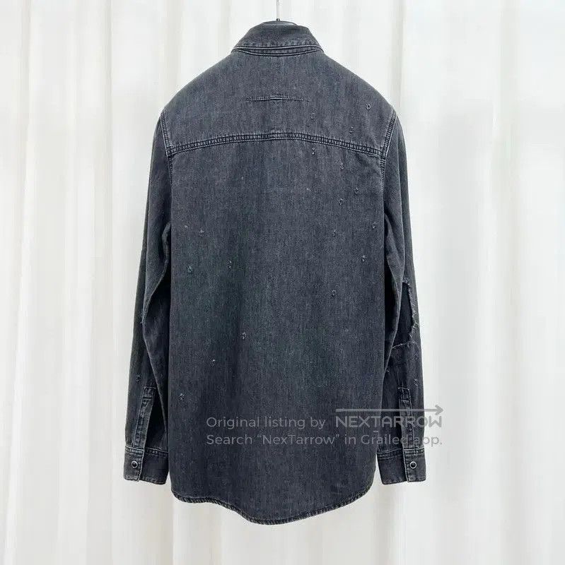 Givenchy Givenchy Gray Long Sleeve Cotton Shirt . Size S / US 4 / IT 40 - 2 Thumbnail