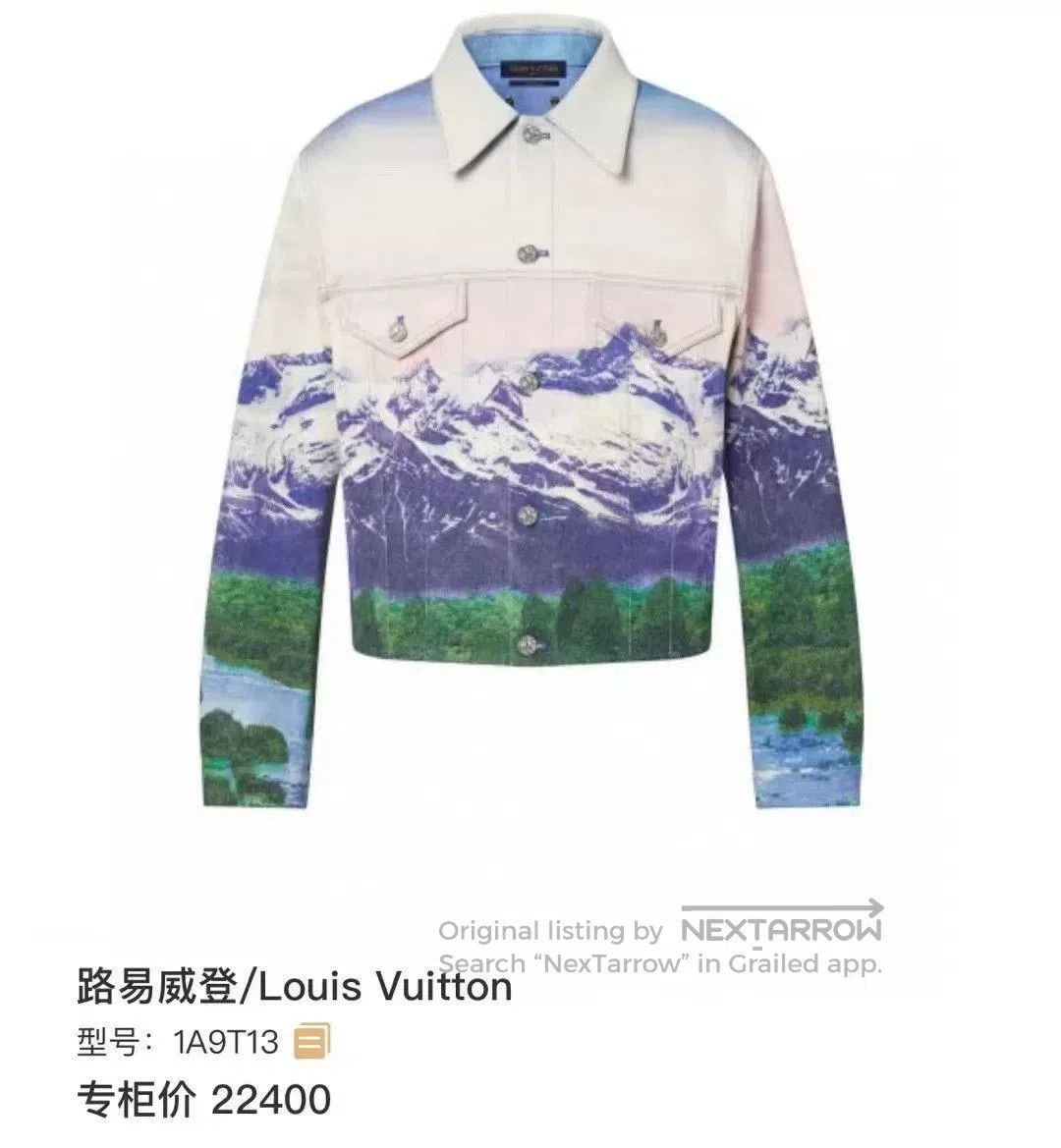 Louis Vuitton Louis Vuitton SS22 Landscape Denim Jacket. Size US M / EU 48-50 / 2 - 9 Thumbnail