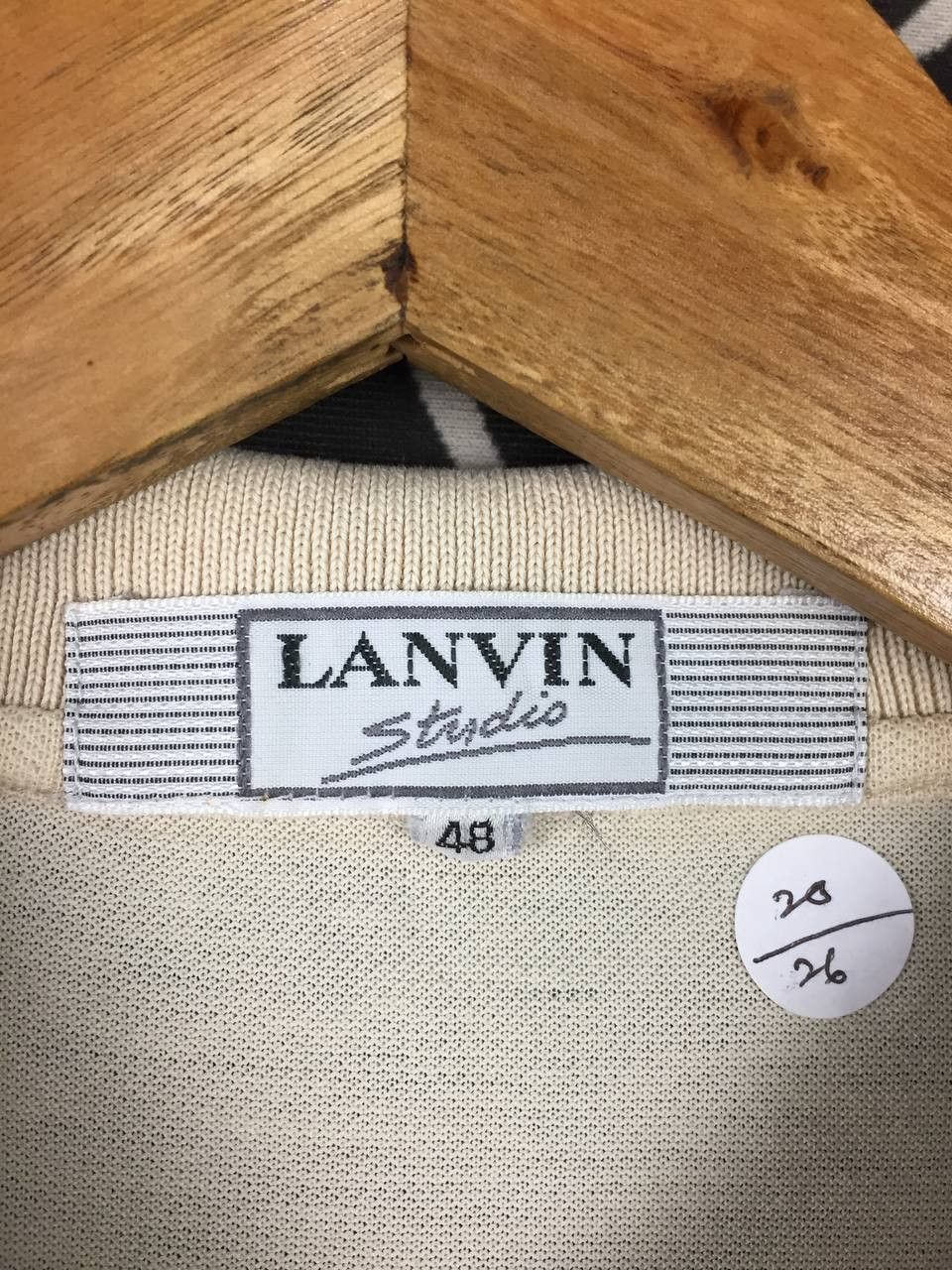 Lanvin Lanvin Studio Embroidered Logo Polo Shirt Size 48 Size US M / EU 48-50 / 2 - 12 Thumbnail