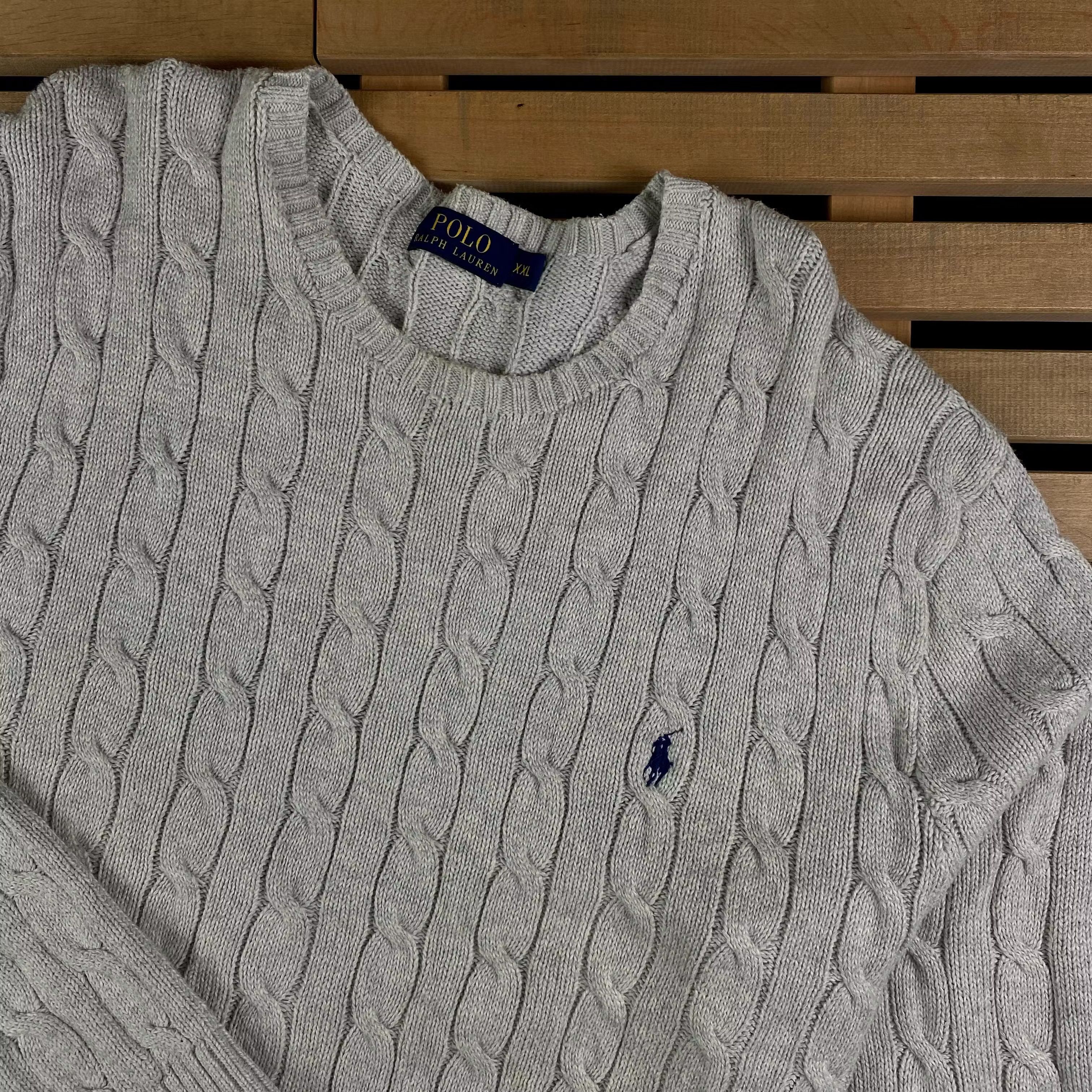 Polo Ralph Lauren × Ralph Lauren Mens Sweater Sweatshirt Polo by Ralph Lauren Size XXL Gray Size US XXL / EU 58 / 5 - 2 Thumbnail