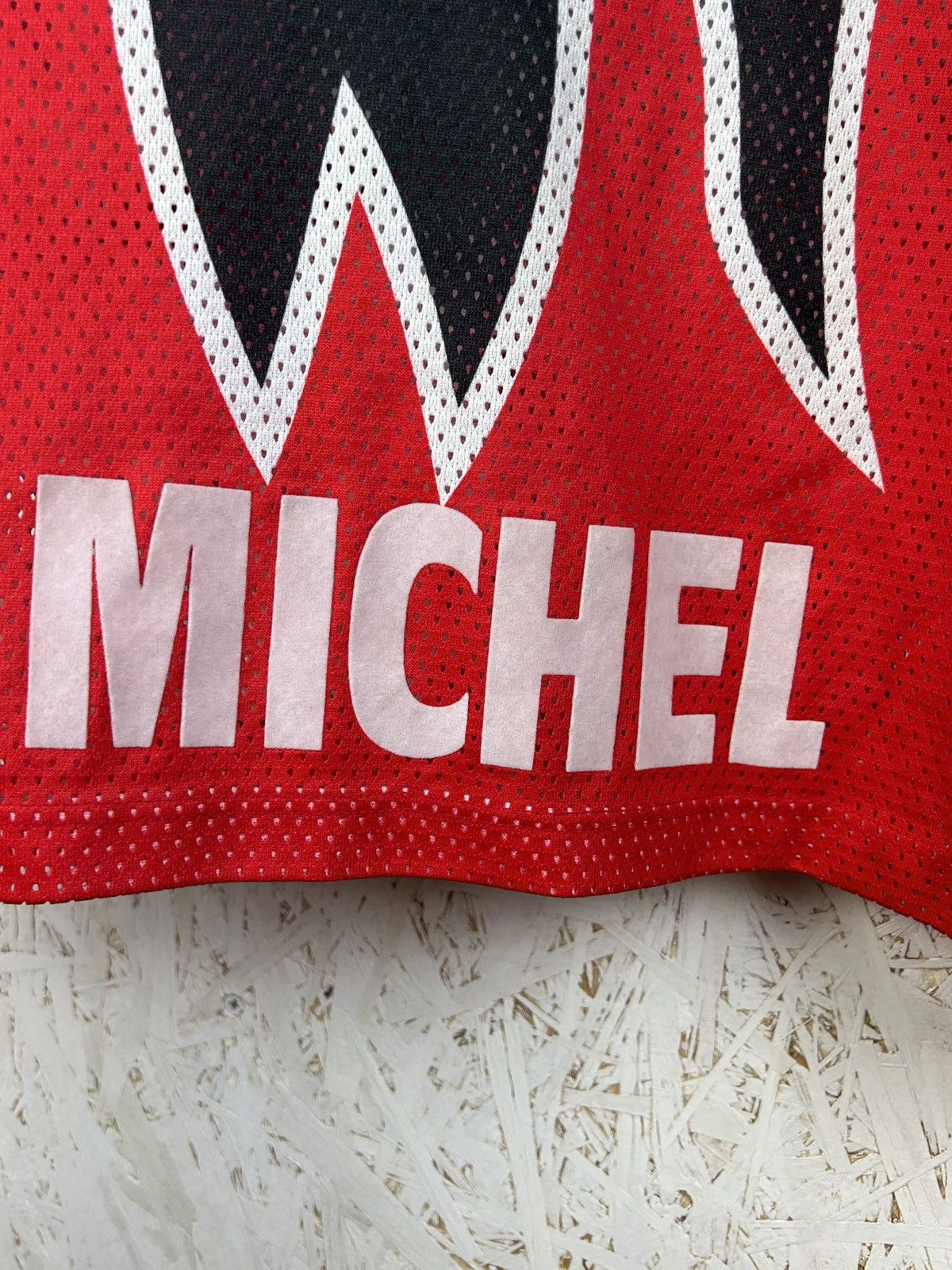 NHL 90s Bad Nauheim EC 1996/97 Match Worn #11 Michel Hockey Jrsy Size US XL / EU 56 / 4 - 12 Thumbnail