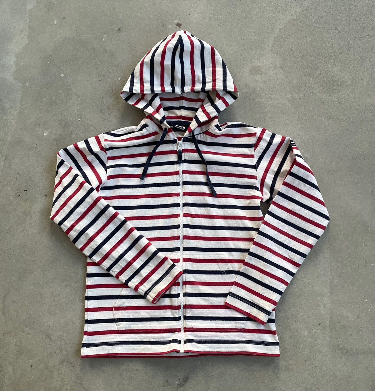 Helly Hansen × Vintage VINTAGE STRIPES HELLY HANSEN MIDZIPPER HOODIE Size US S / EU 44-46 / 1 - 1 Thumbnail