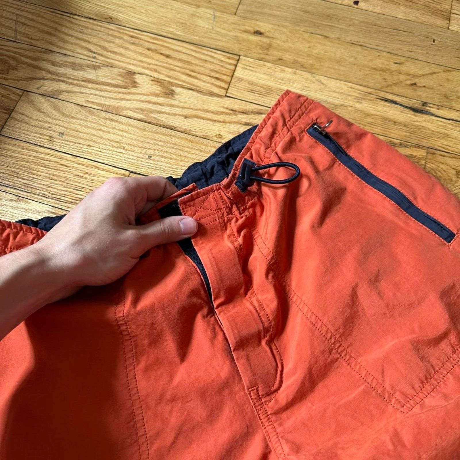 Abercrombie & Fitch × Vintage Vintage Y2K Orange Abercrombie Tactical Low Rise Pant Capris Size 28" / US 6 / IT 42 - 3 Thumbnail