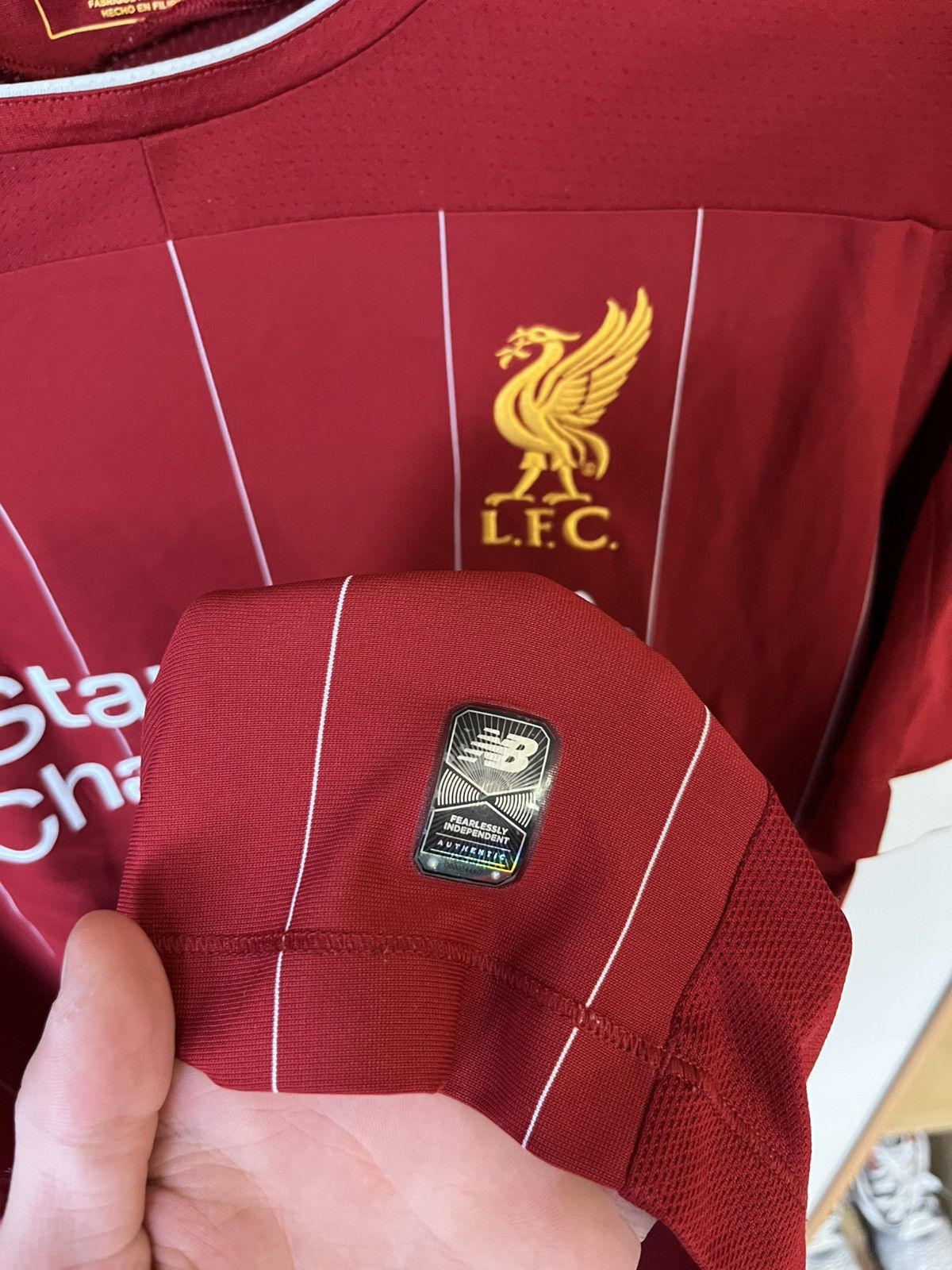 New Balance liverpool jersey Size US L / EU 52-54 / 3 - 6 Thumbnail