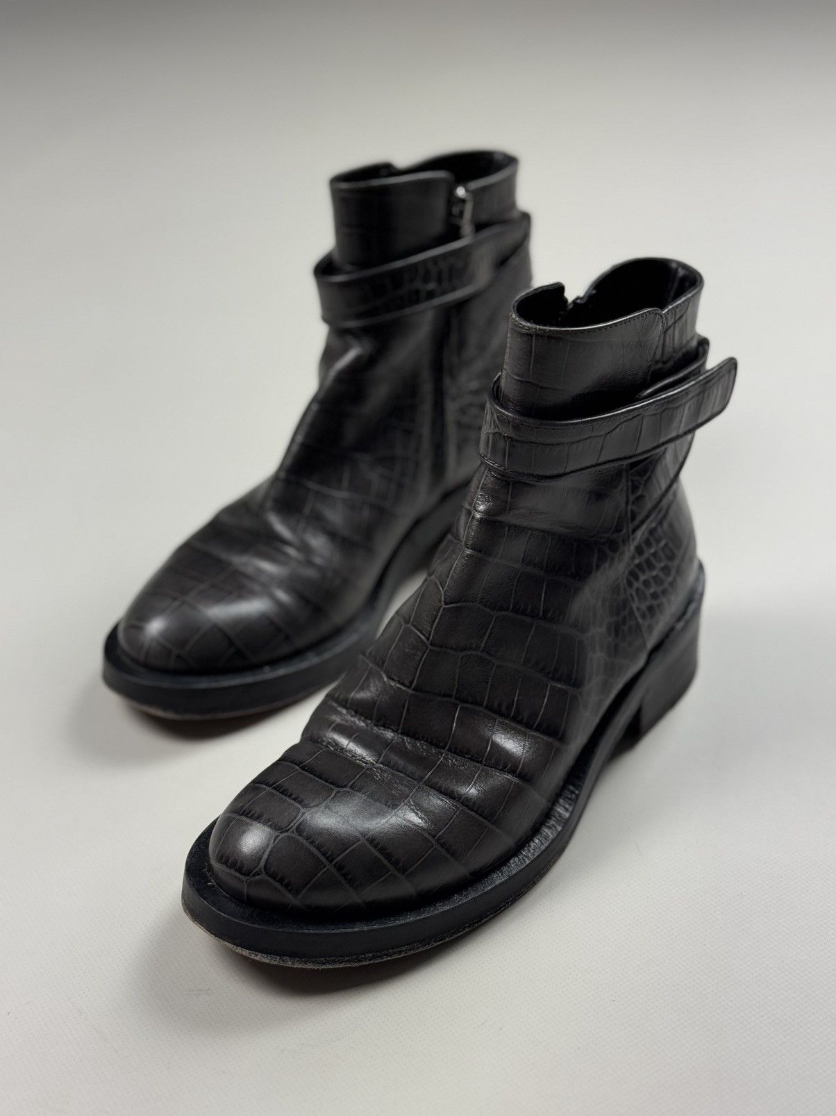 DOROTHEE SCHUMACHER Schumacher Ladies Leather Ankle Zip Combat Boots Size 38 Size US 8 / IT 38 - 9 Thumbnail