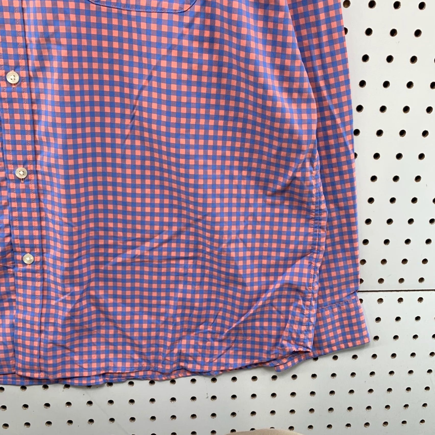 Vineyard Vines Vineyard Vines Performance Button Shirt Mens 2XL Pink Blue On The Go Gingham Shirt 2XL Pink Boys Mens 2XL Pink Blue On The Go Gingham Size US XXL / EU 58 / 5 - 7 Thumbnail