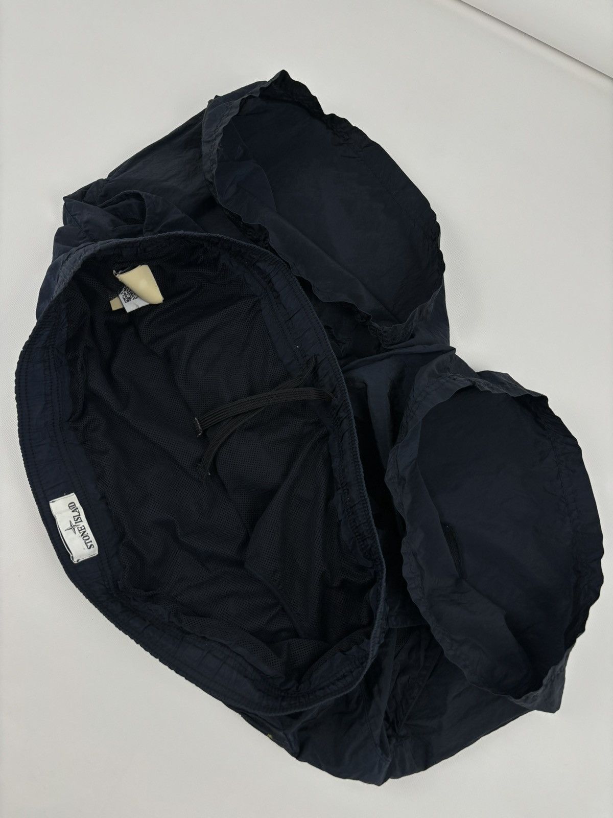 Stone Island Shadow Project SS17 Massimo Osti Nylon Metal Dark Navy Swim Trunk Lined Shorts Baggies Size US 37 - 11 Thumbnail